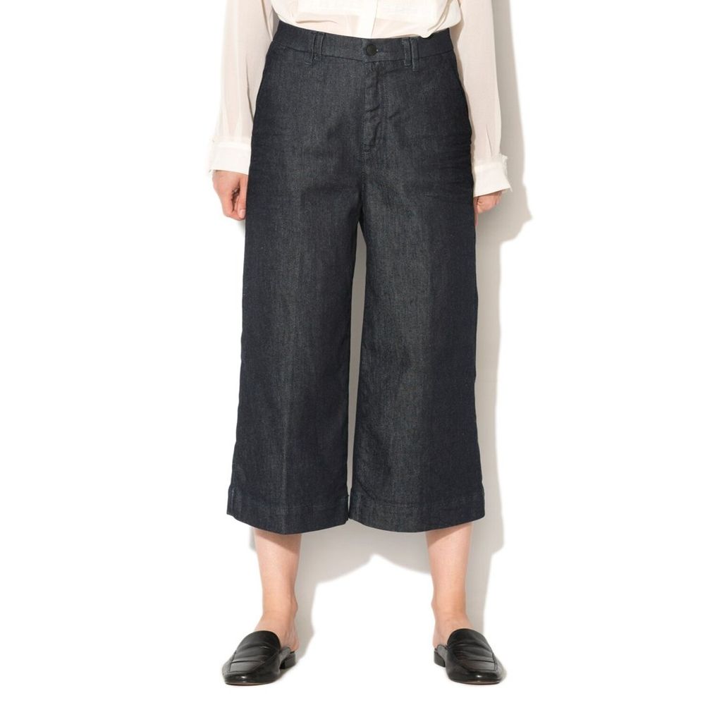Gas Blue Cropped Jeans
