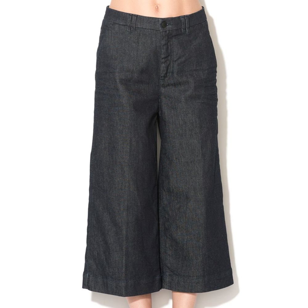 Gas Blue Cropped Jeans