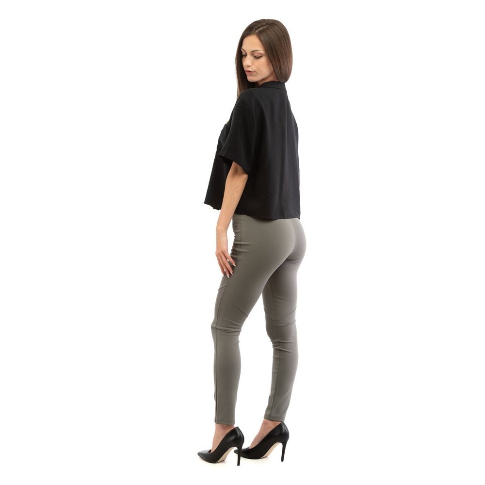 Patrizia Pepe Gray Skinny Pants