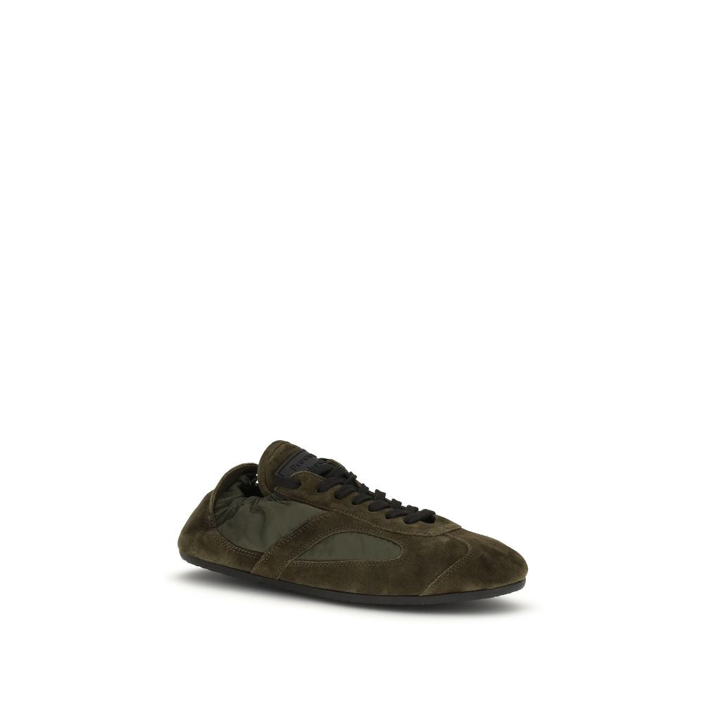 Proenza Schouler Bicolor Leather Low Top Sneakers