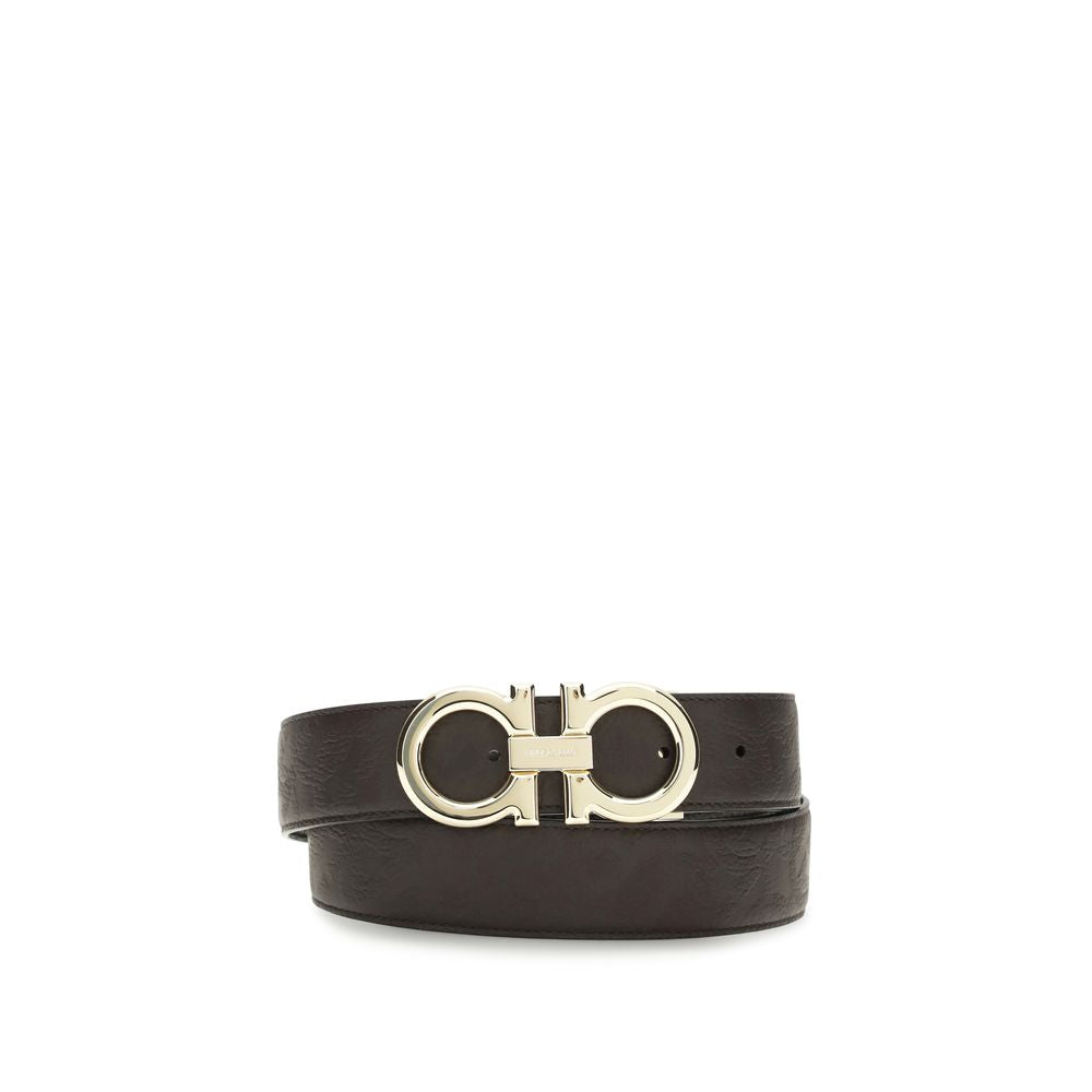 Ferragamo Brown Leather Regular Belt