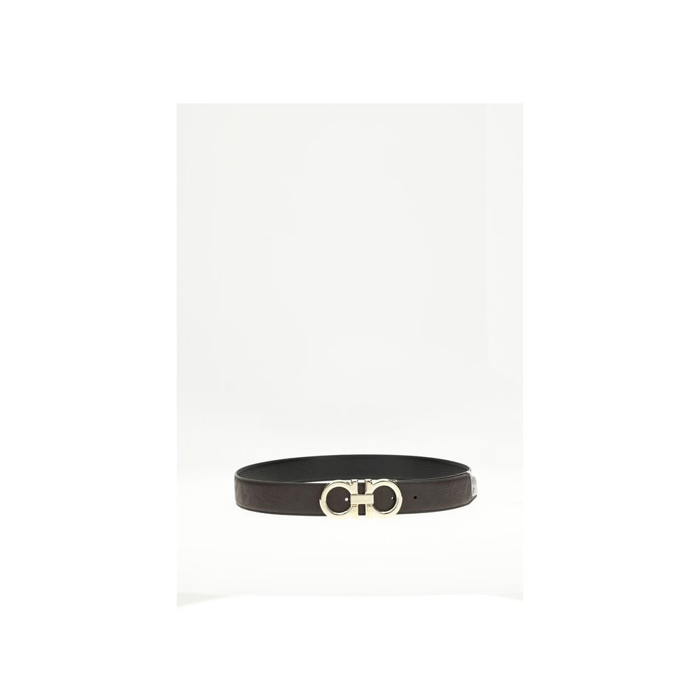 Ferragamo Brown Leather Regular Belt