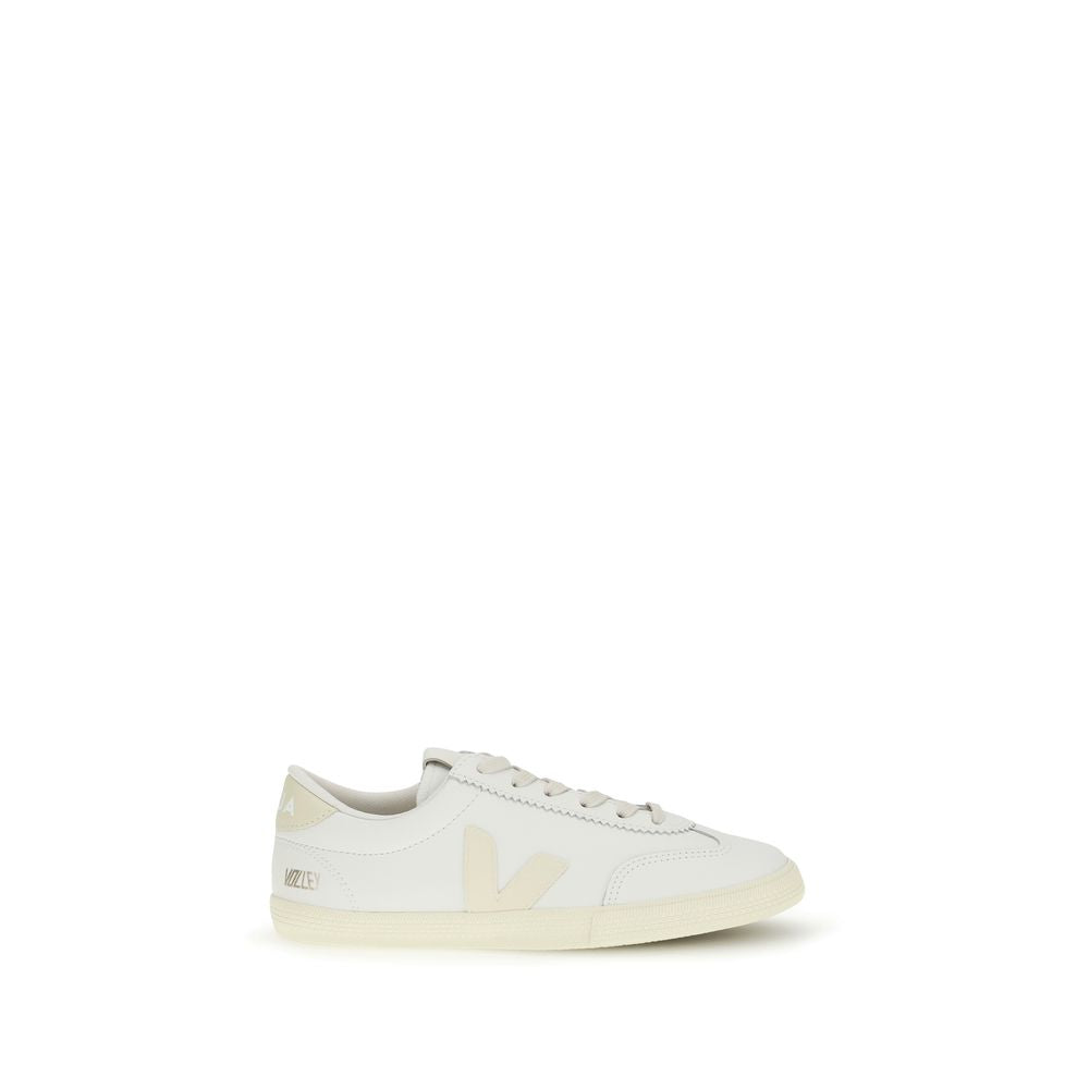 Veja White Leather Low Top Sneakers