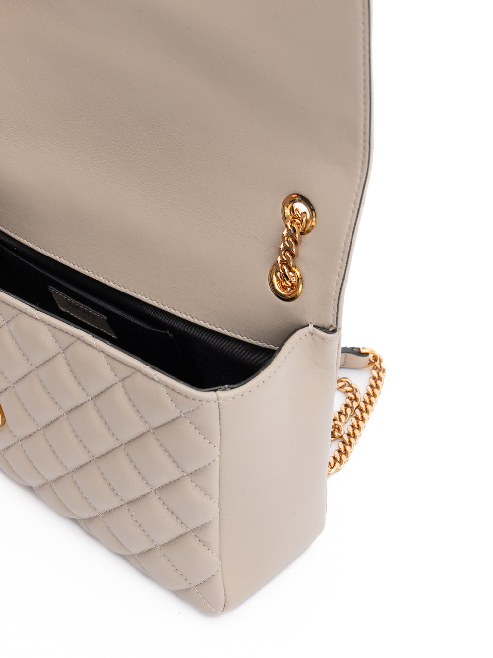 Versace Taupe Quilted Leather Shoulder Strap Bag - PreLoved & Luxe