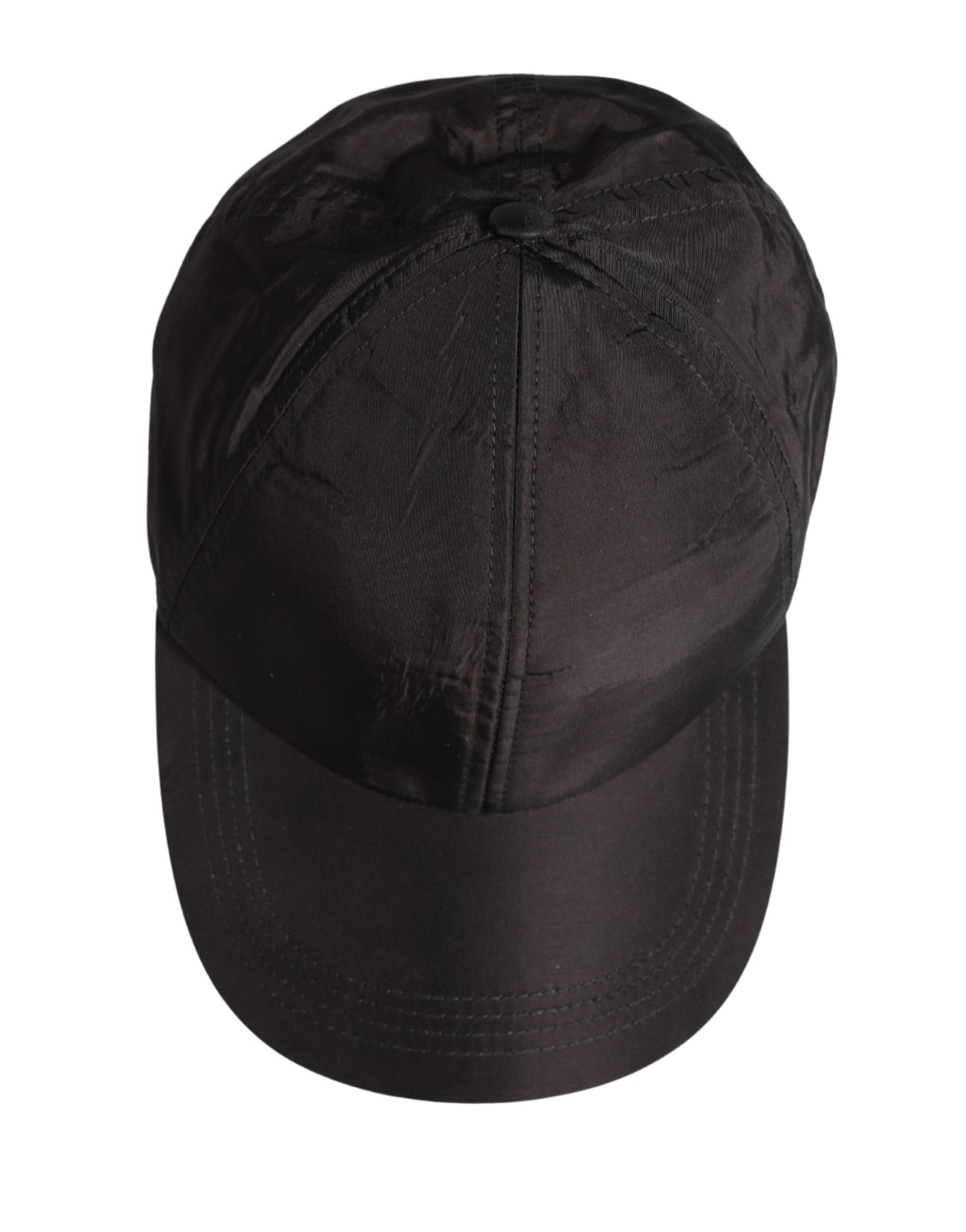 New Dolce & Gabbana Men Black Cotton 6 Panels Baseball Cap Hat
