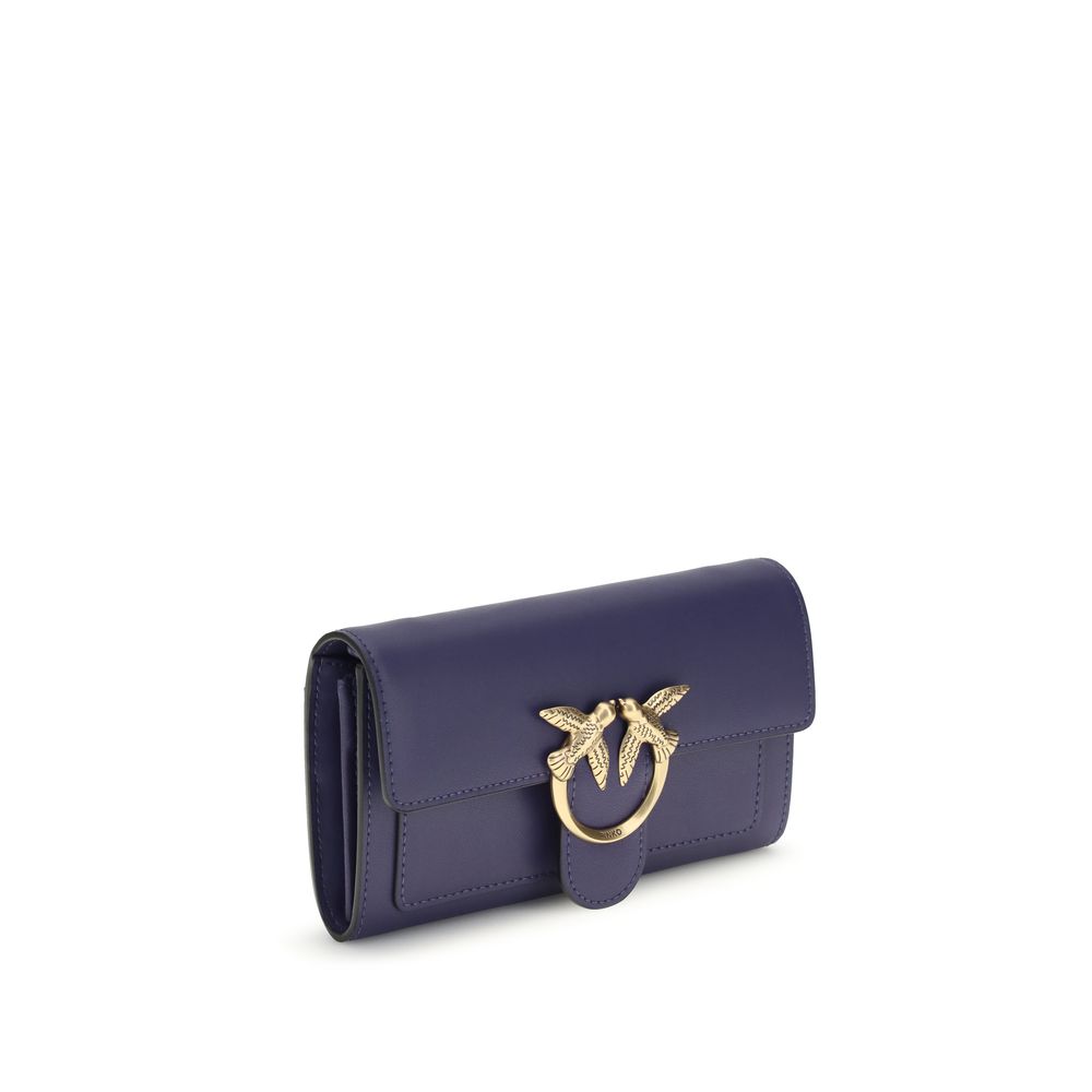 PINKO Blue Leather Wallet