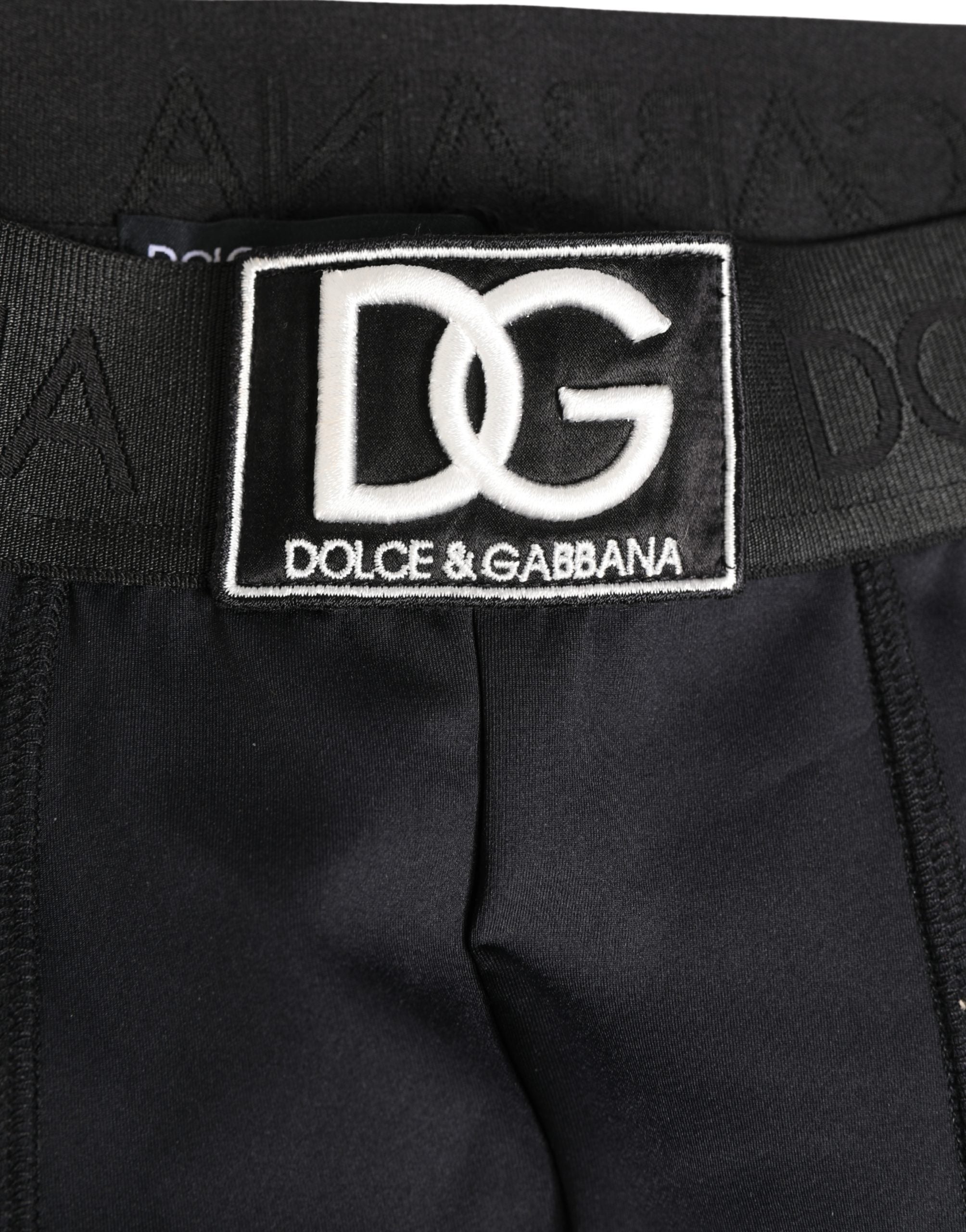 New Dolce & Gabbana Black Logo Waistband Men BoxerShorts Underwear