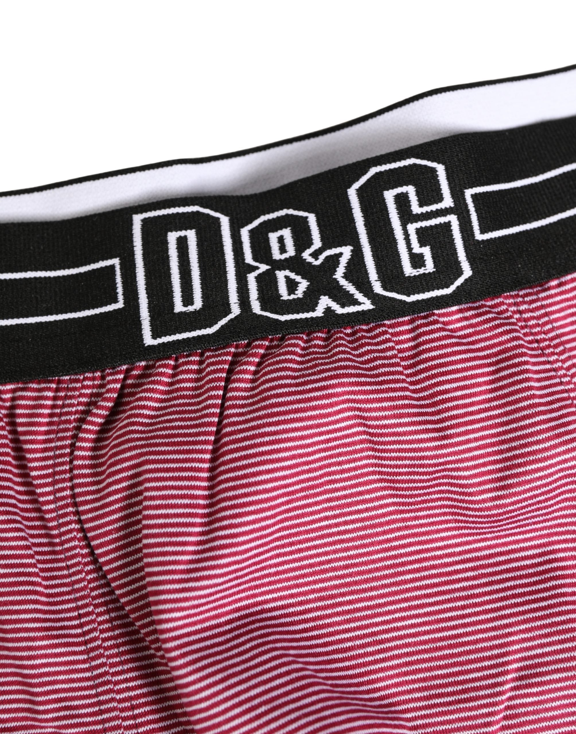New Dolce & Gabbana Pink D&G Logo Cotton Regular Boxer Underwear