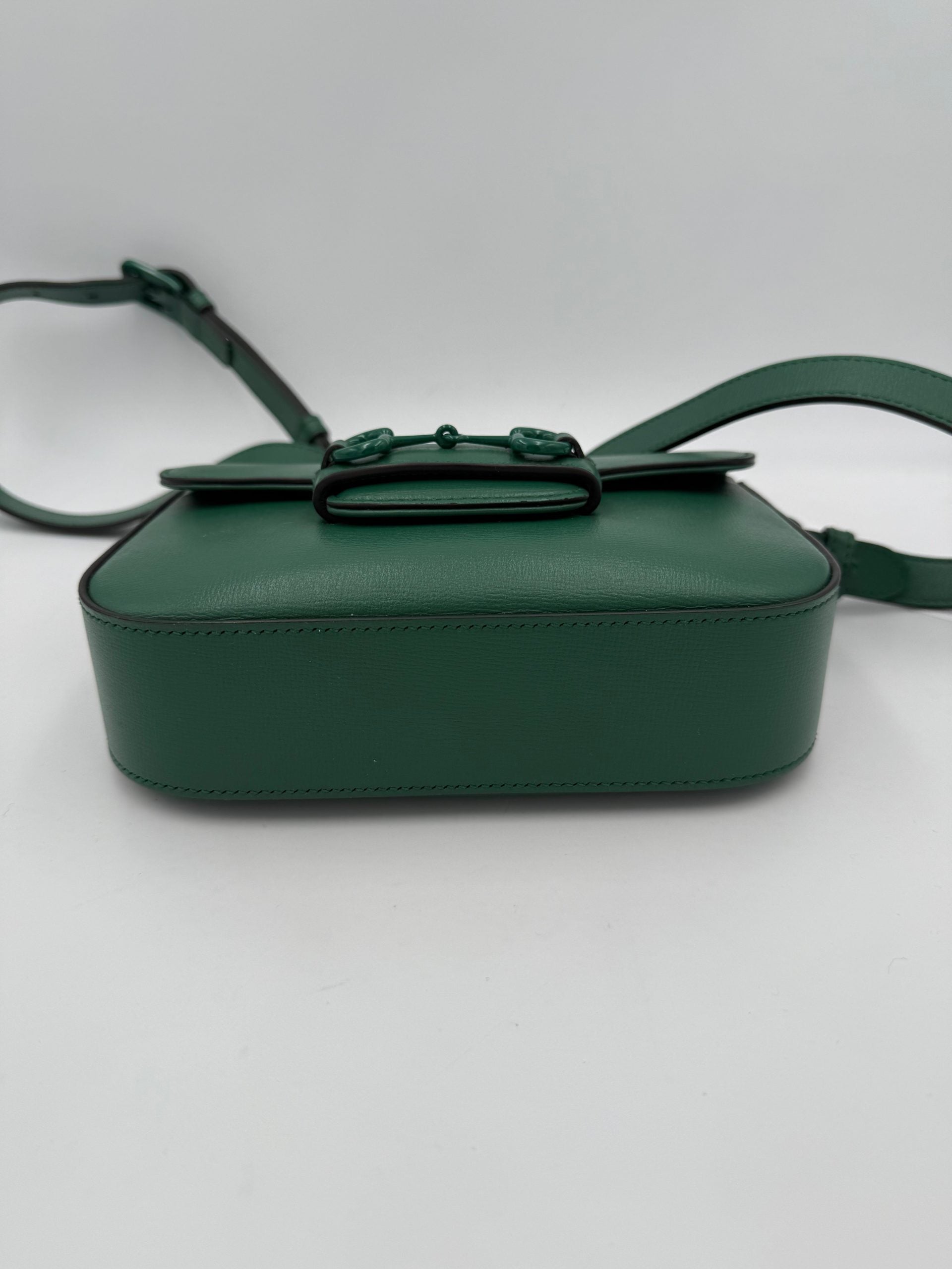 Pre-Owned Gucci GUCCI HORSEBIT 1955 Emerald Handbag Green Women's AB (Very Good — between Lightly Used and Used)