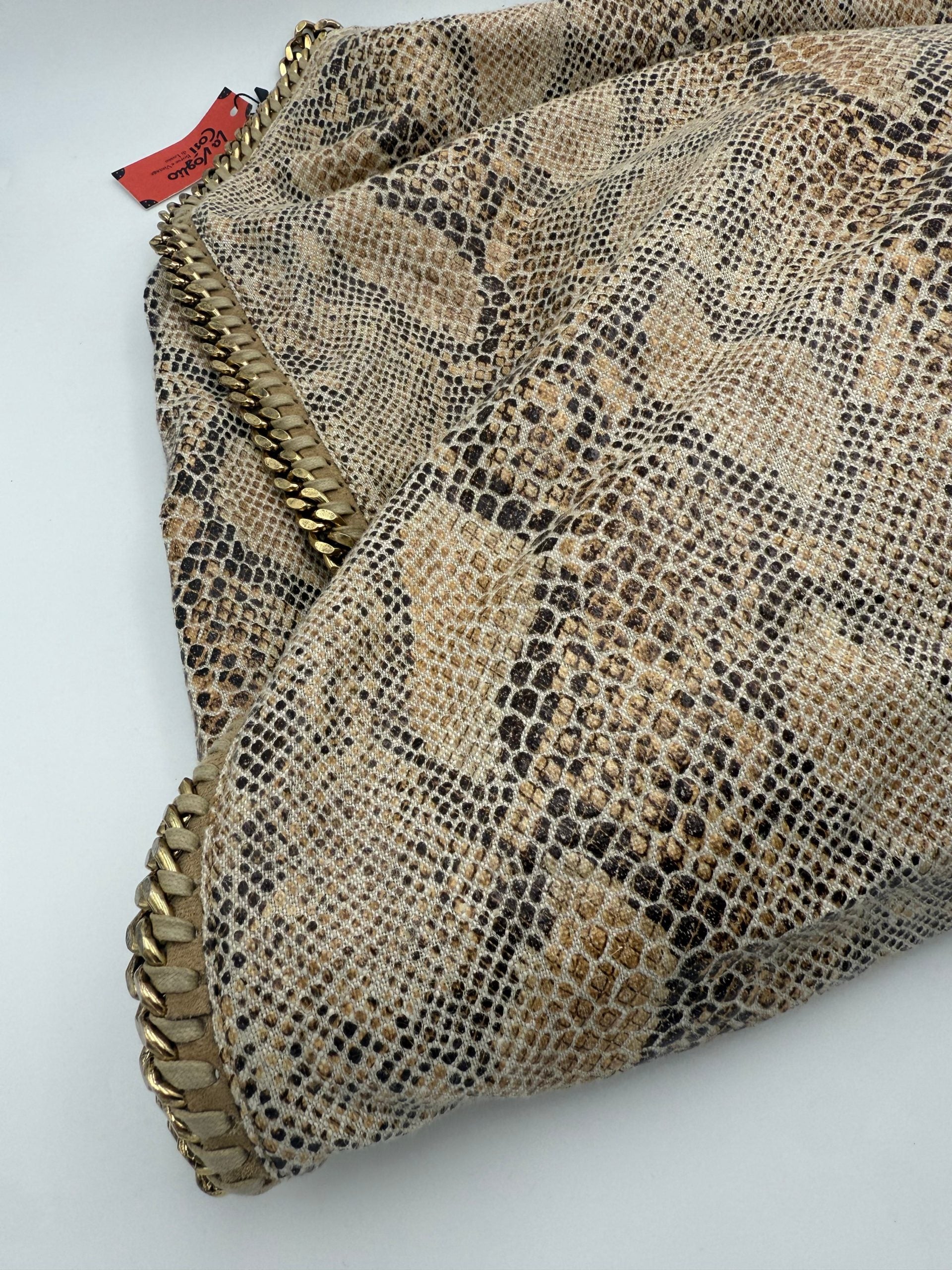 Pre-Owned Stella McCartney STELLA MCCARTNEY Falabella Grande Vegan Reptile Skin Handbag Multicolor Women's AB (Very Good — between Lightly Used and Used)