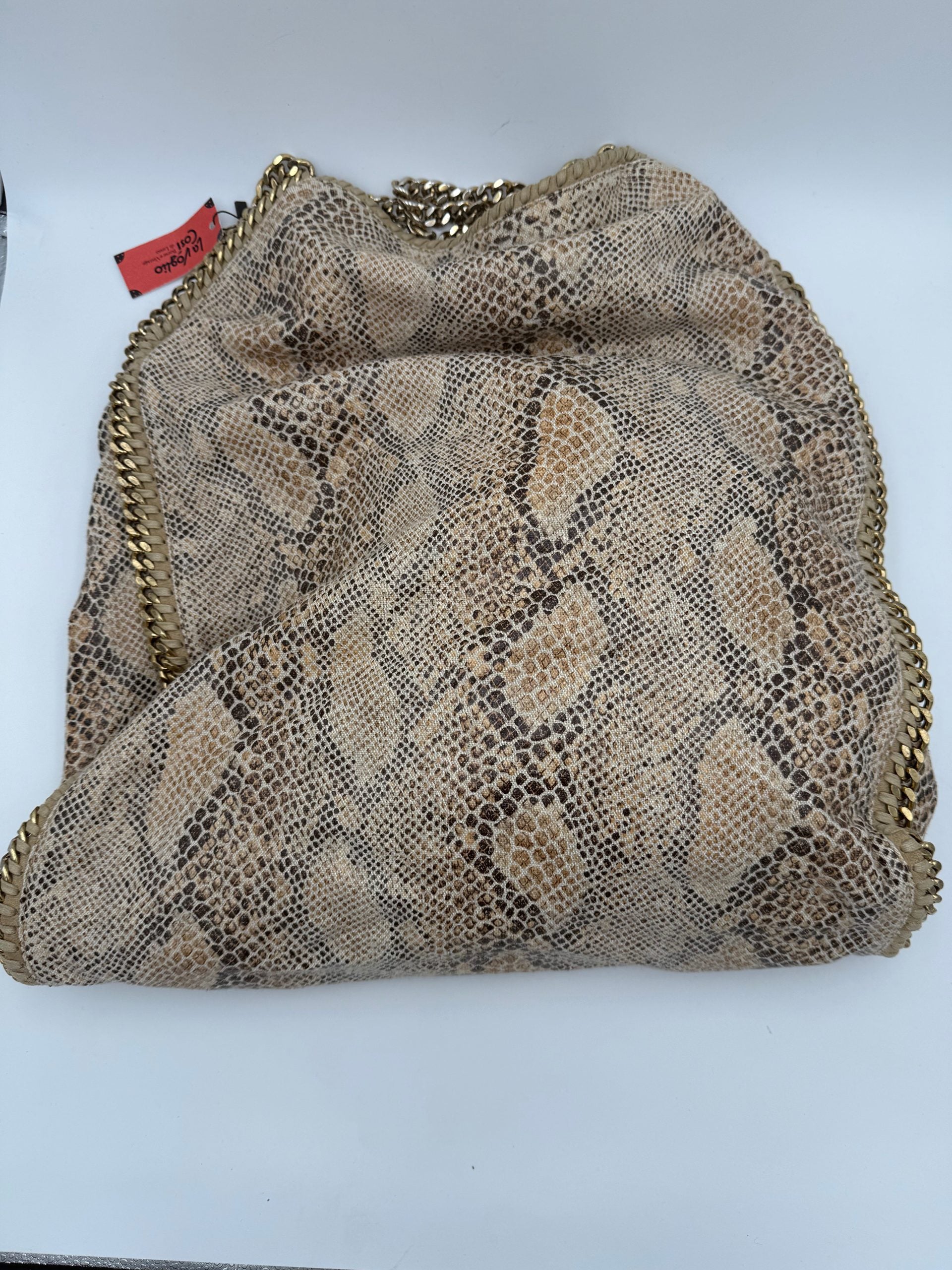 Pre-Owned Stella McCartney STELLA MCCARTNEY Falabella Grande Vegan Reptile Skin Handbag Multicolor Women's AB (Very Good — between Lightly Used and Used)