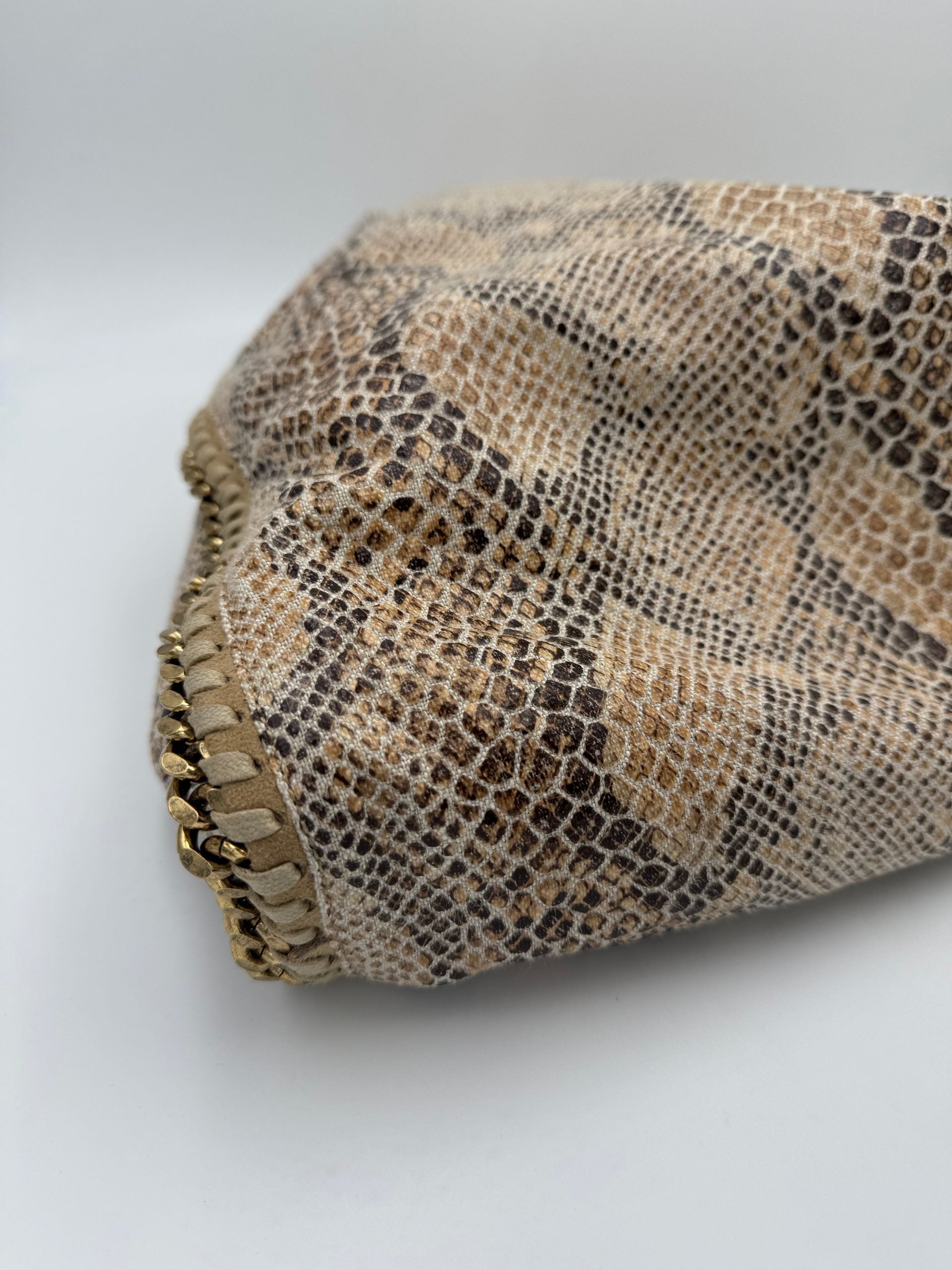Pre-Owned Stella McCartney STELLA MCCARTNEY Falabella Grande Vegan Reptile Skin Handbag Multicolor Women's AB (Very Good — between Lightly Used and Used)