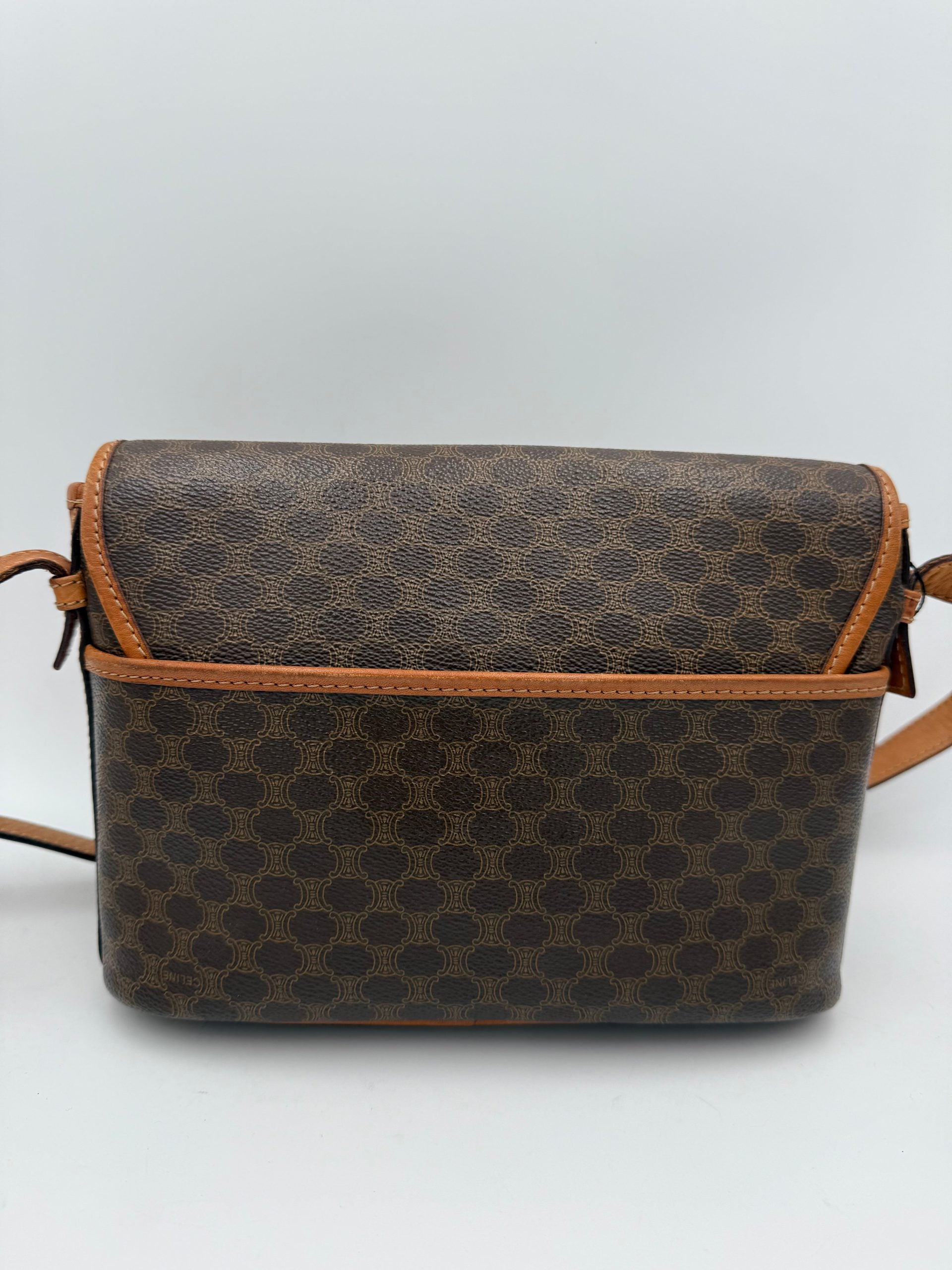 Pre-Owned Celine CELINE TRIOMPHE Vintage Monogram Handbag Multicolor Women's AB (Very Good — between Lightly Used and Used)