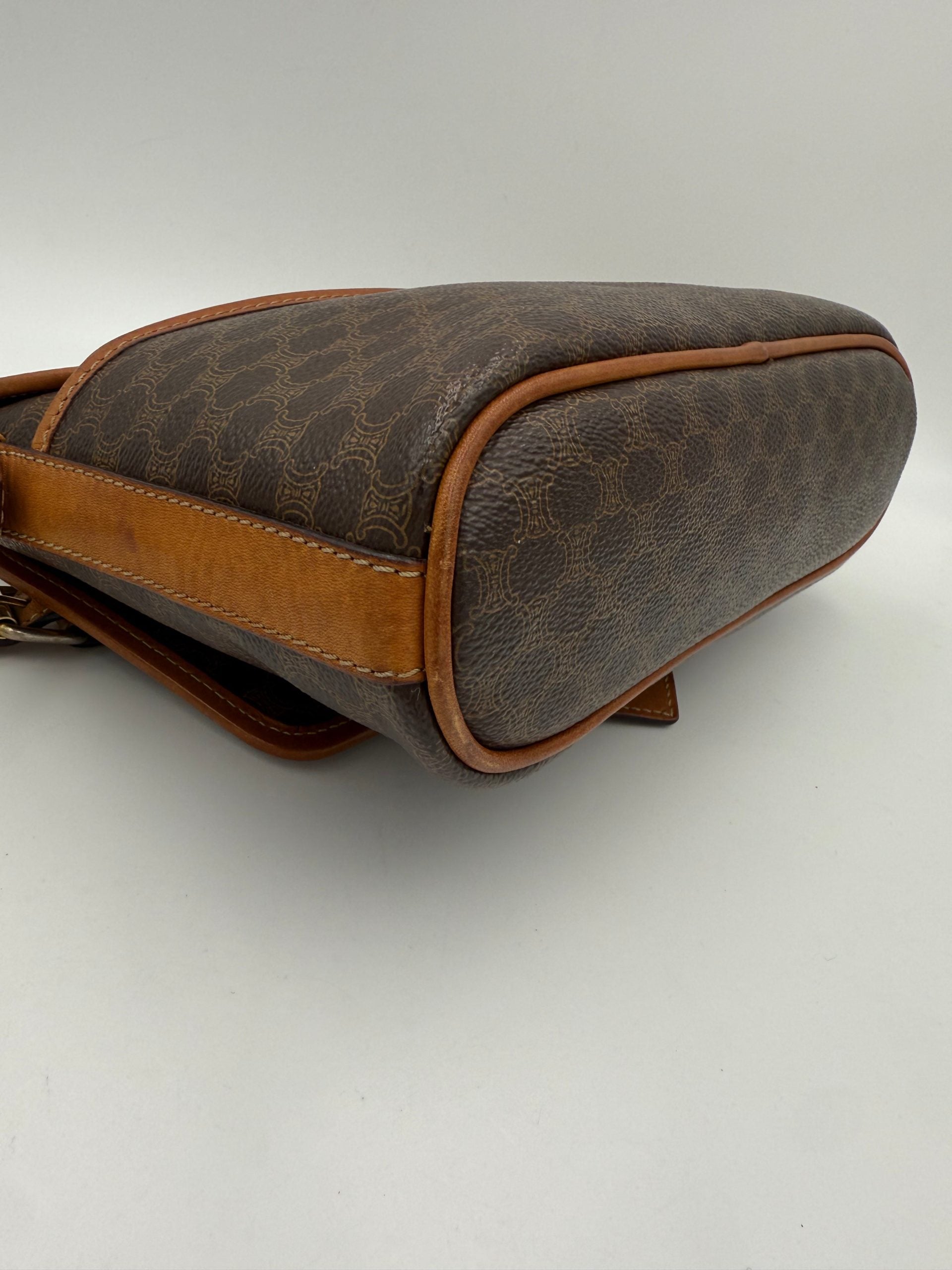 Pre-Owned Celine CELINE TRIOMPHE Vintage Monogram Handbag Multicolor Women's AB (Very Good — between Lightly Used and Used)