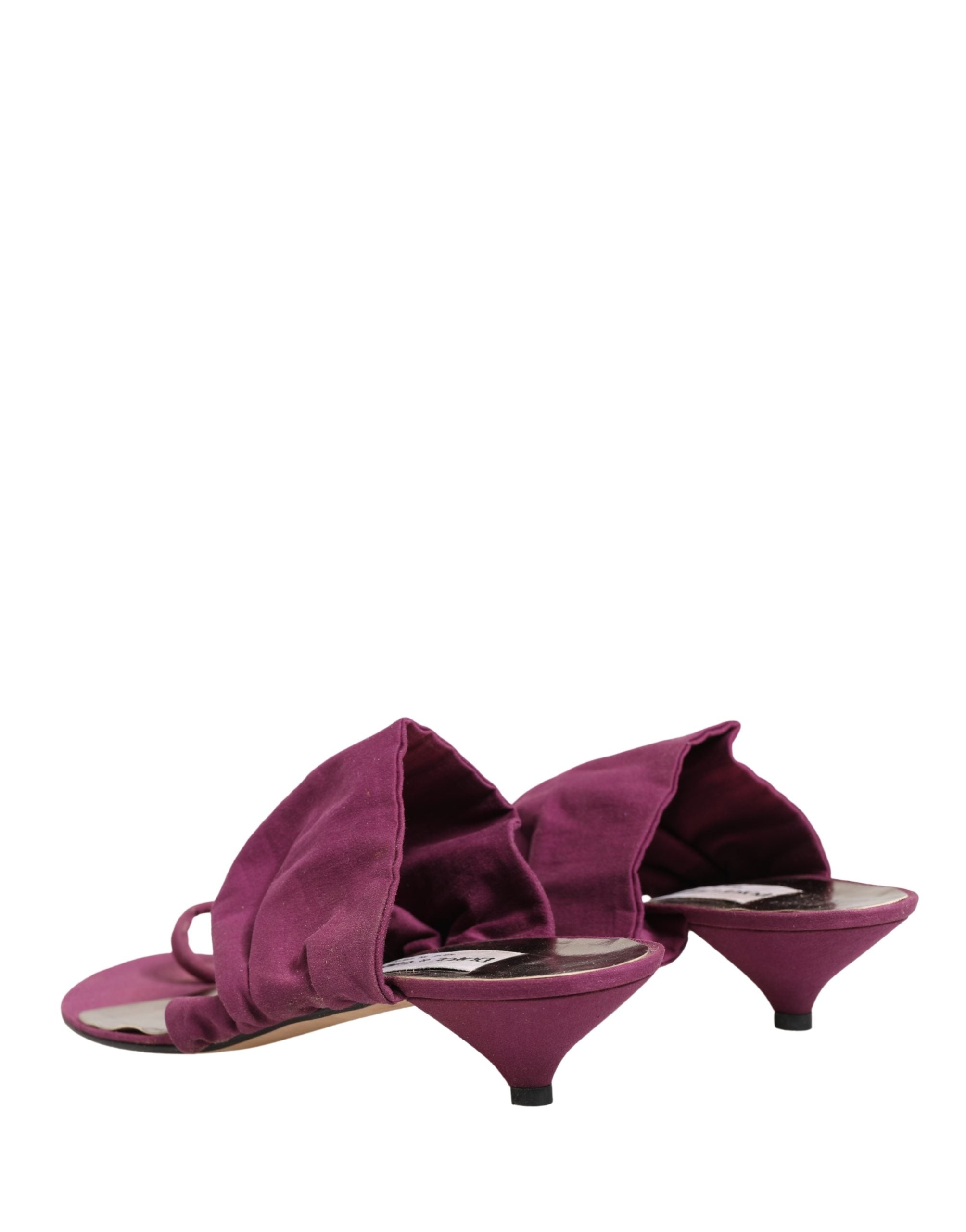 Dolce & Gabbana Violet Heels Sandals Shoes