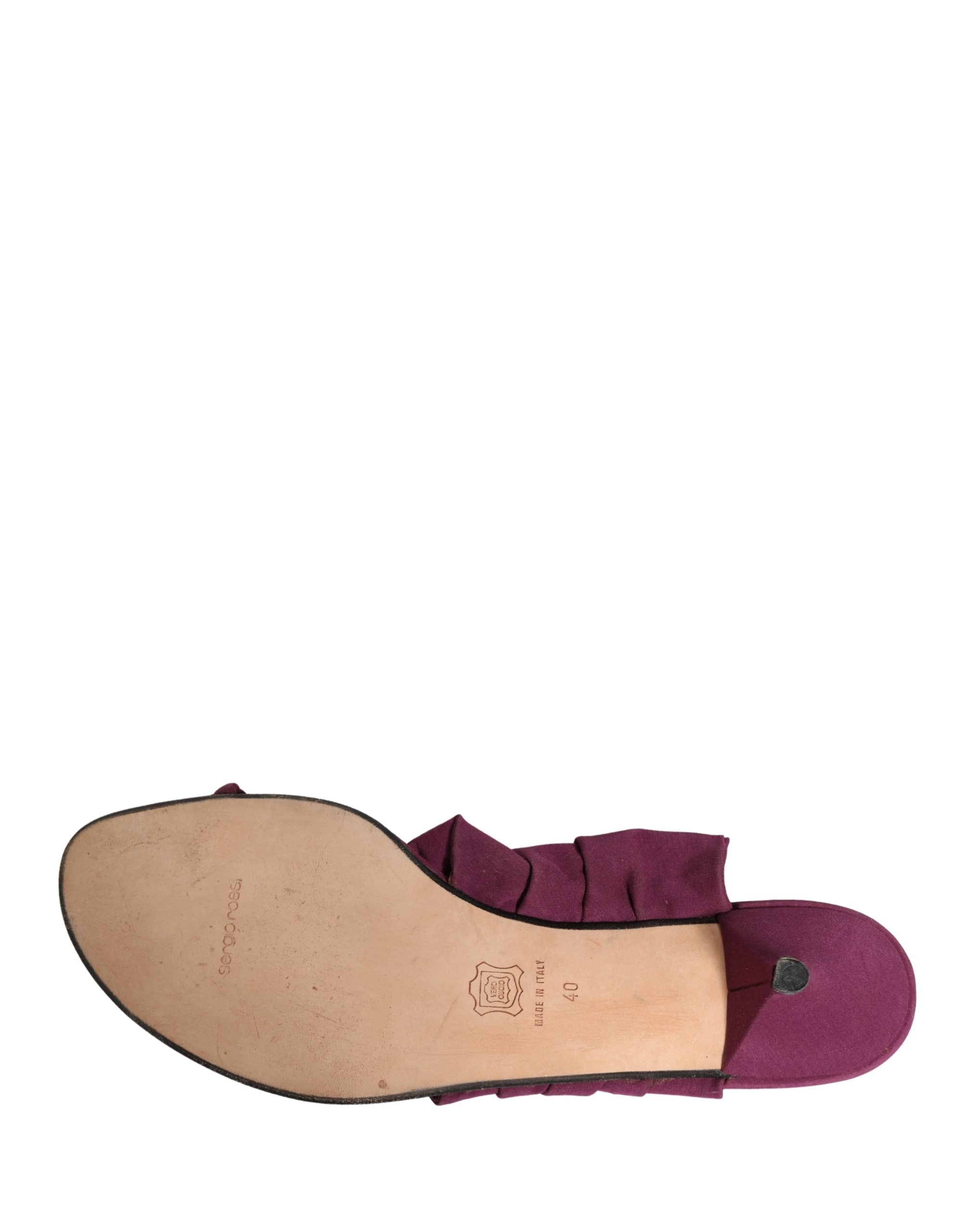 Dolce & Gabbana Violet Heels Sandals Shoes