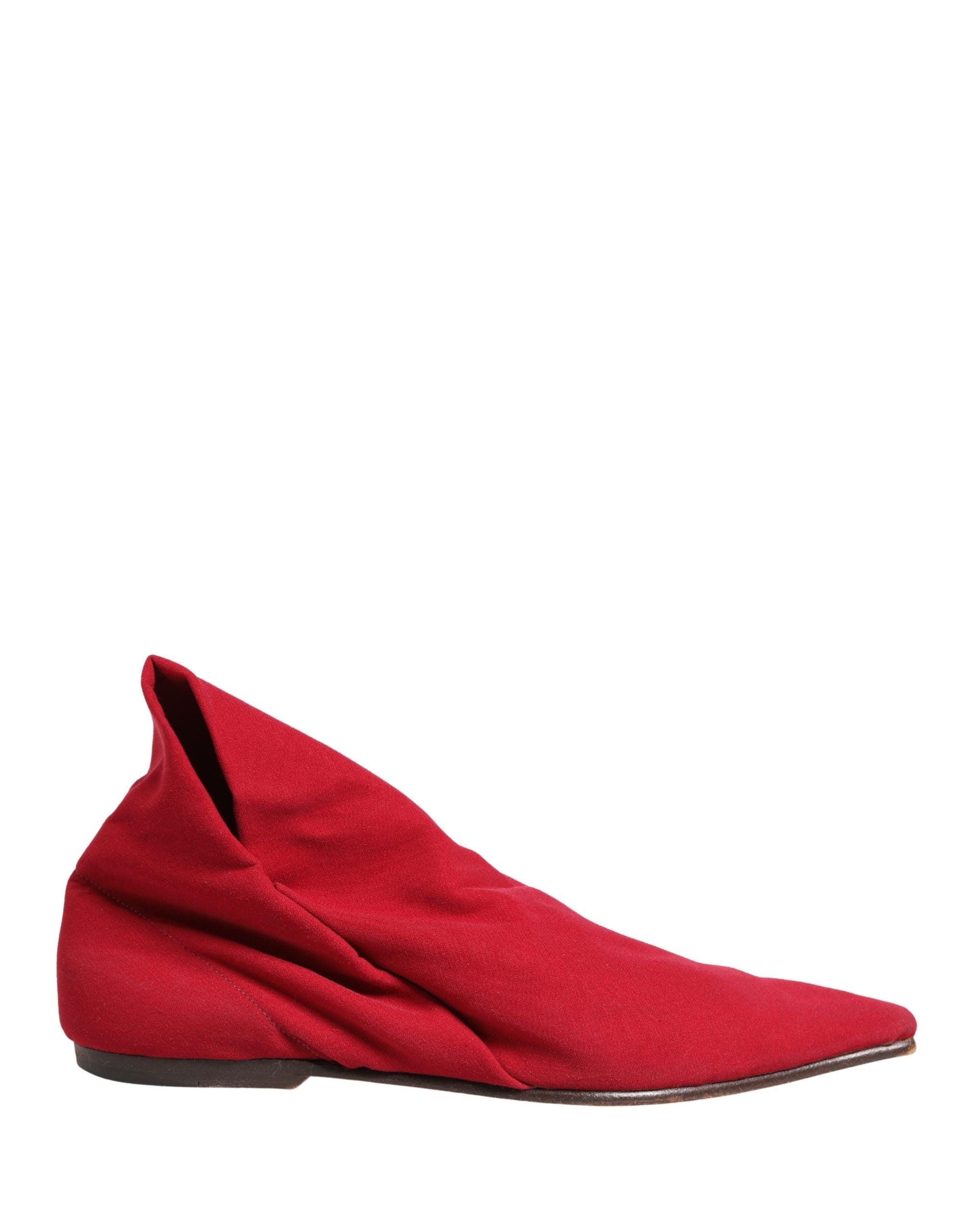 Pre-Owned Dolce & Gabbana Red Suede Ankle Boots Shoes