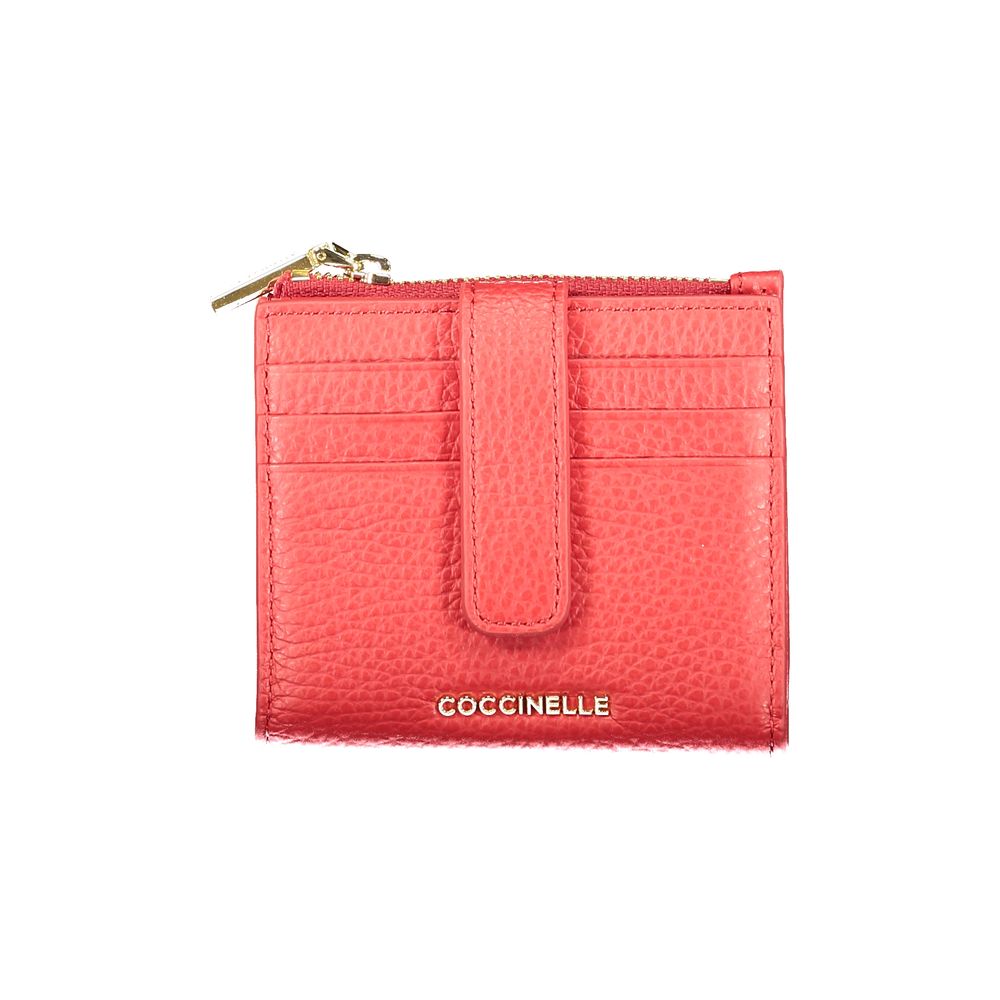 Coccinelle Red Leather Women's Wallet