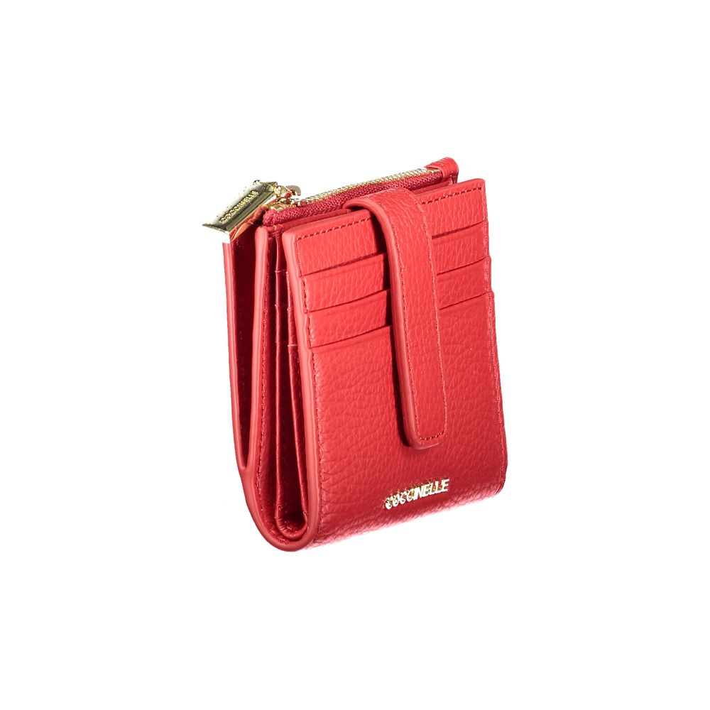 Coccinelle Red Leather Women's Wallet