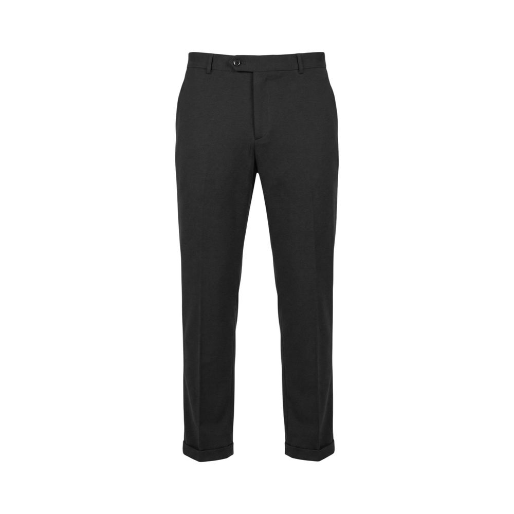 New Mulish Black Cotton Two-Piece Suit