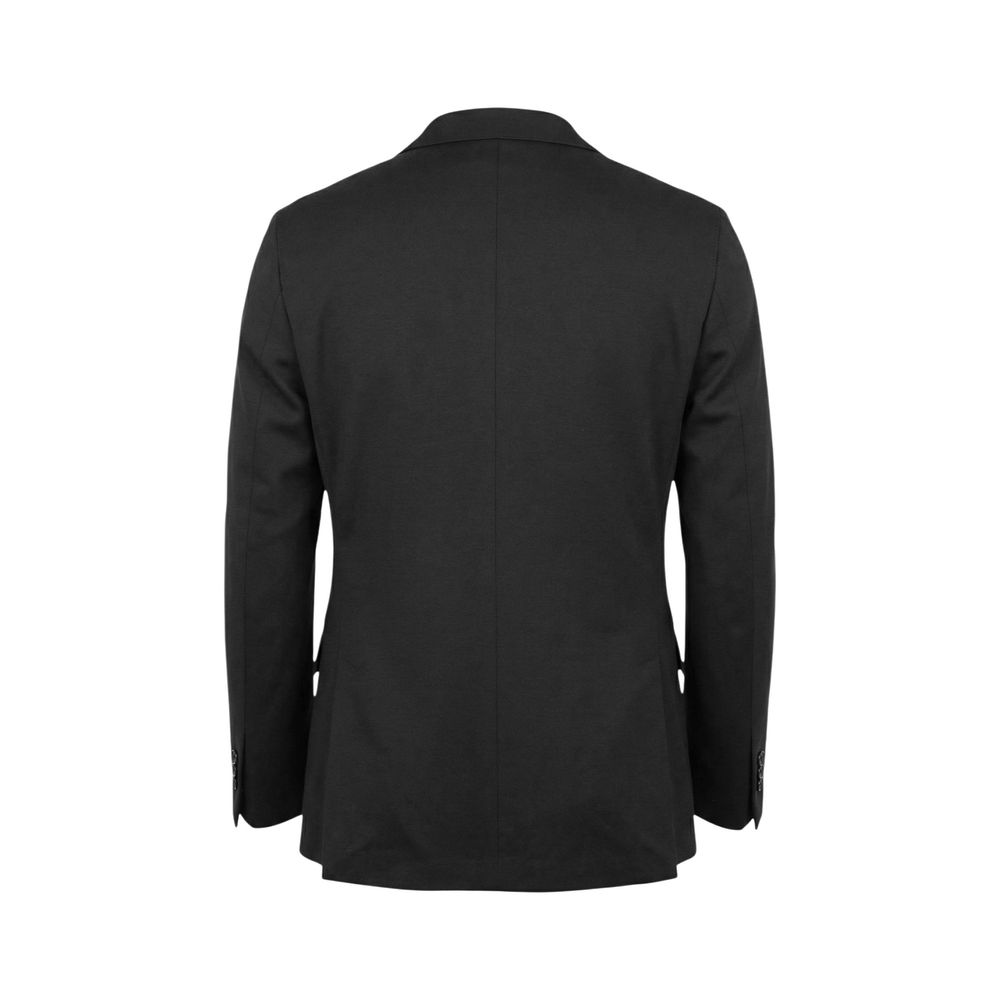 New Mulish Black Cotton Two-Piece Suit