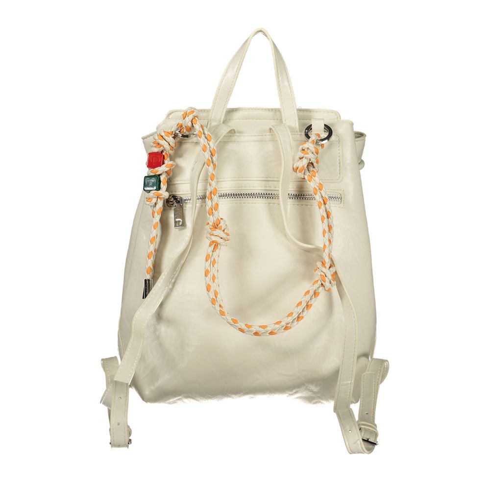 Desigual Ecru Women Backpack