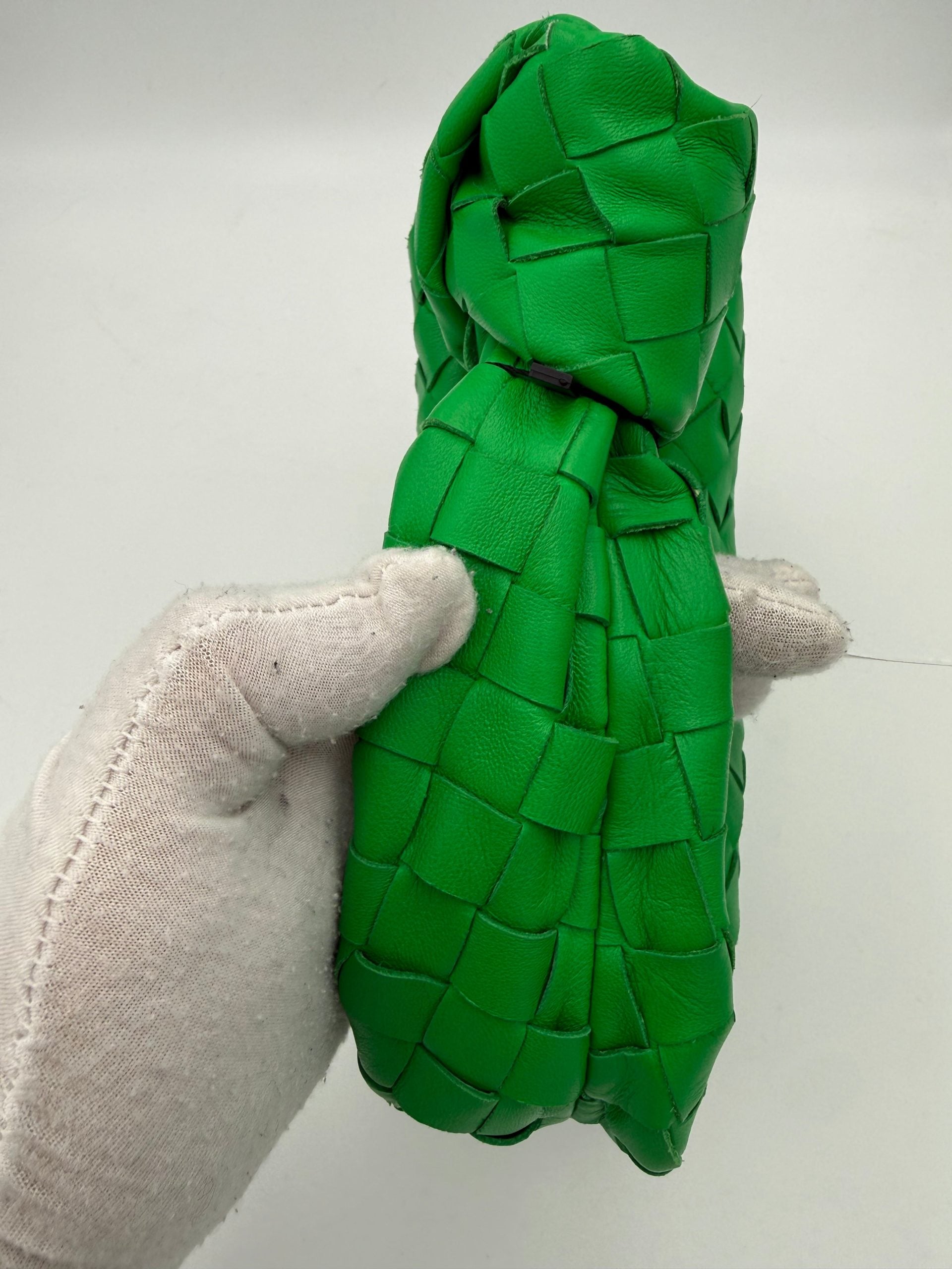 Pre-Owned Bottega Veneta BOTTEGA VENETA JODIE MINI Green Handbag Green Women's AB (Very Good — between Lightly Used and Used)