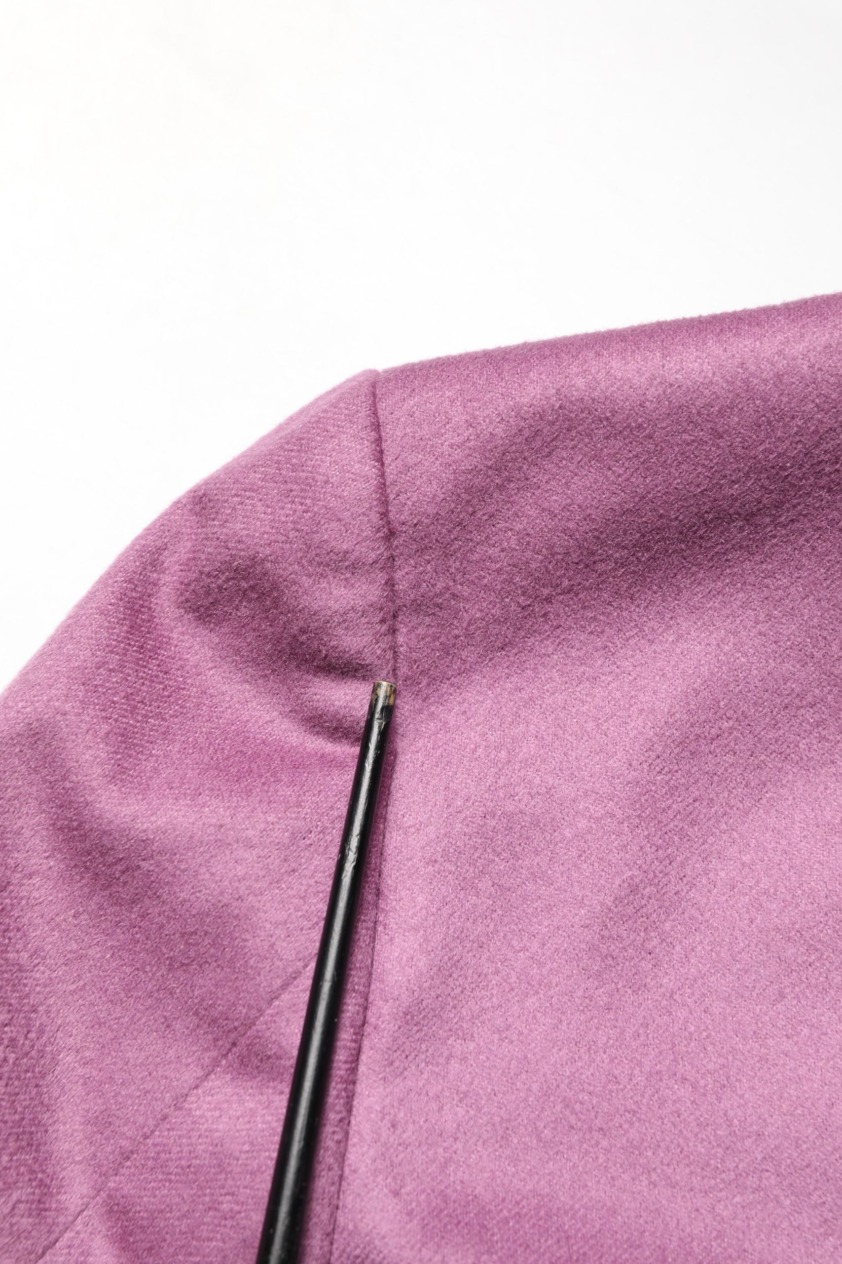 Dolce & Gabbana Purple Cashmere Slim Fit Coat Jacket Blazer
