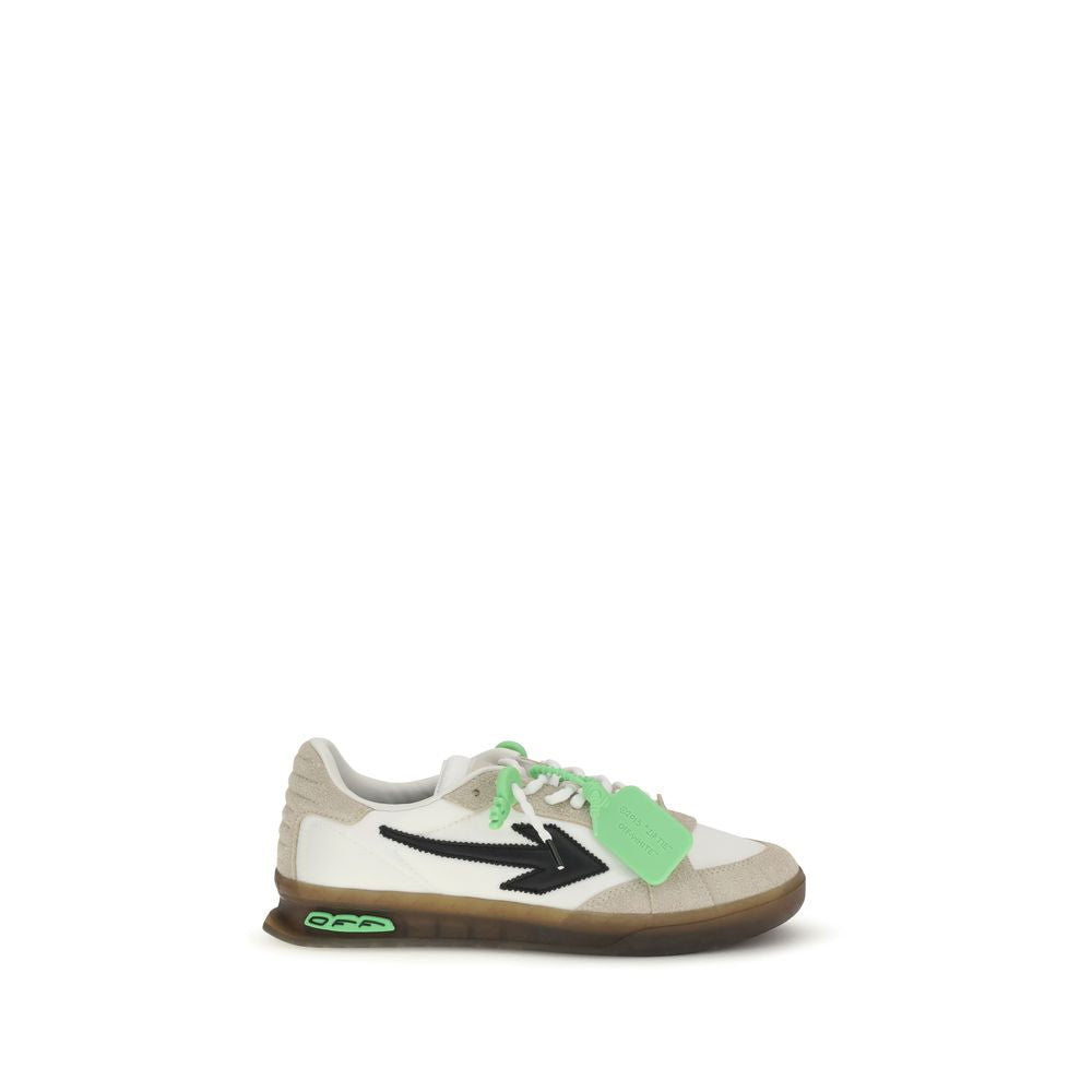 Off-White Multicolor Leather Sneakers