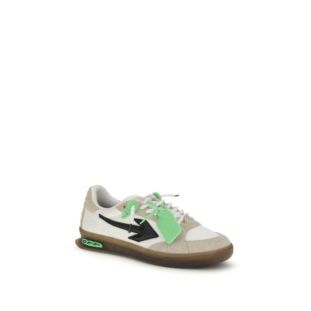 Off-White Multicolor Leather Sneakers
