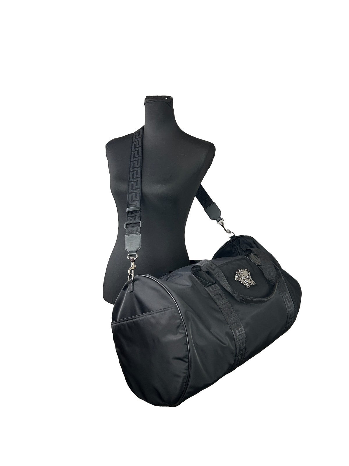 Versace Medusa Large Nylon Duffle Bag - PreLoved & Luxe