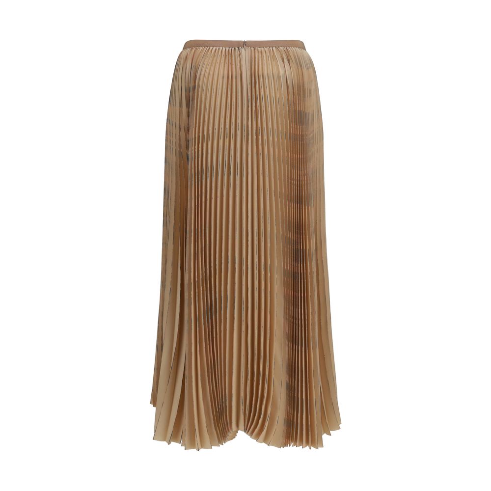 Fabiana Filippi Beige Polyester Midi Skirt