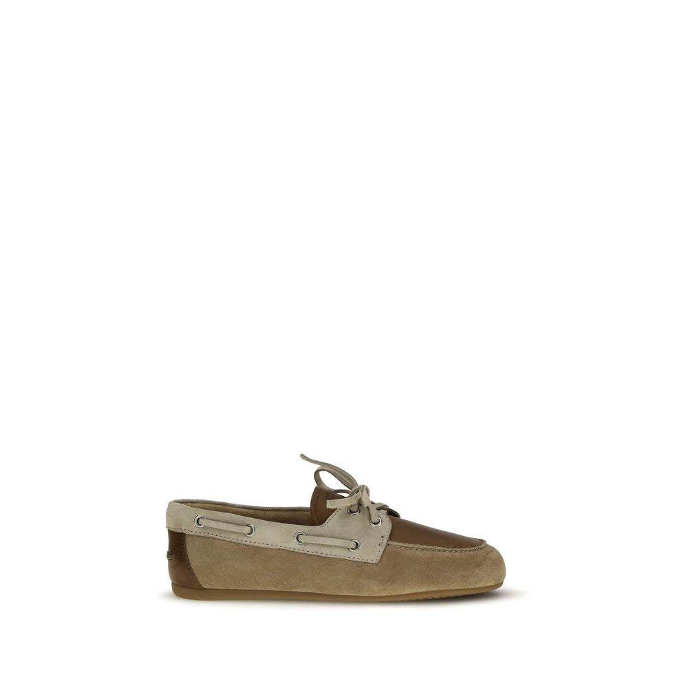 Miu Miu Multicolor Leather Slip-On Loafers