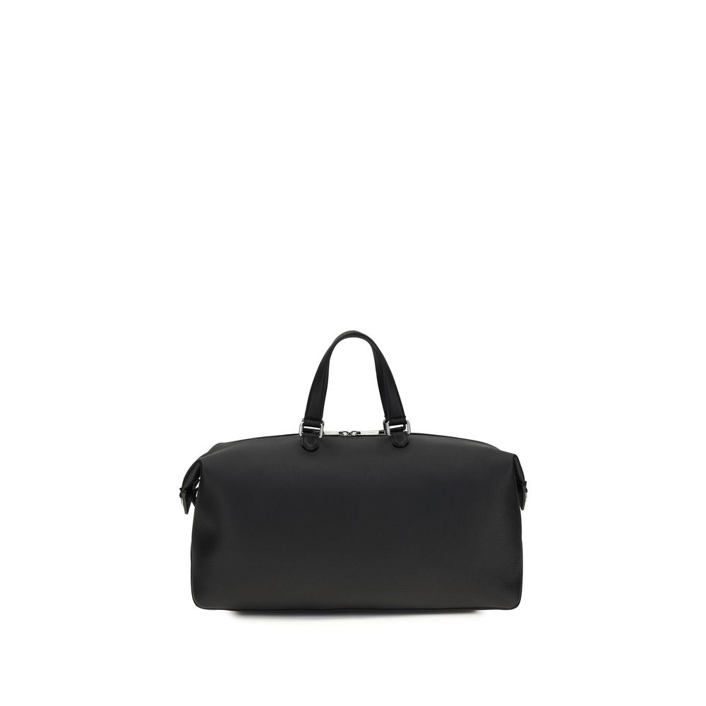Fendi Black Leather Luggage And Travel