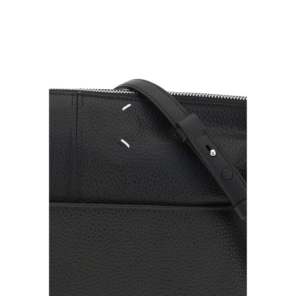 Maison Margiela Black Leather Clutch Bag