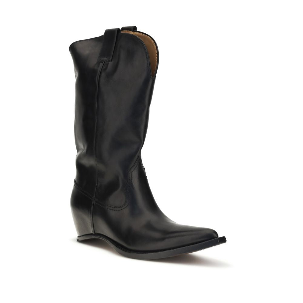 Maison Margiela Black Leather Boots