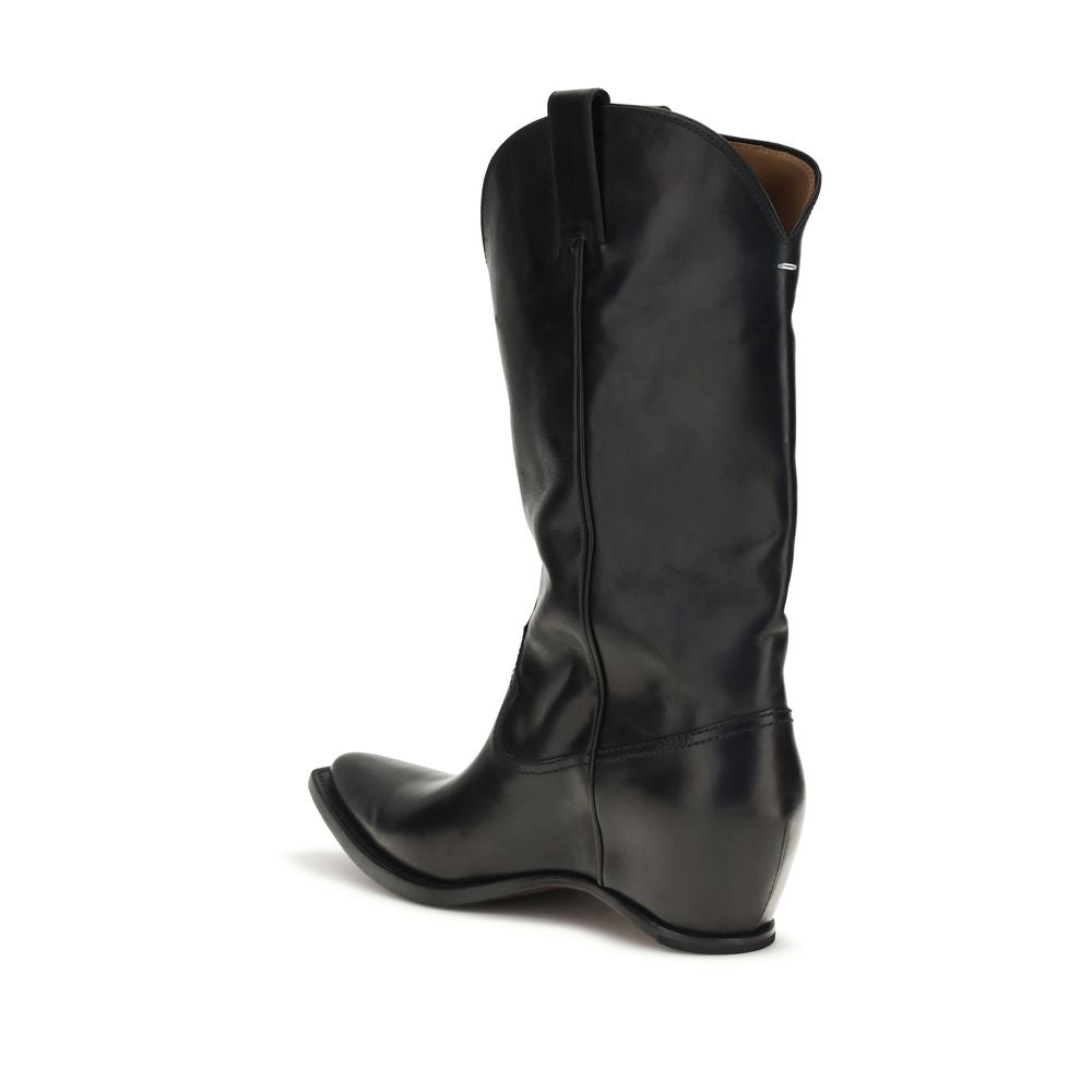 Maison Margiela Black Leather Boots