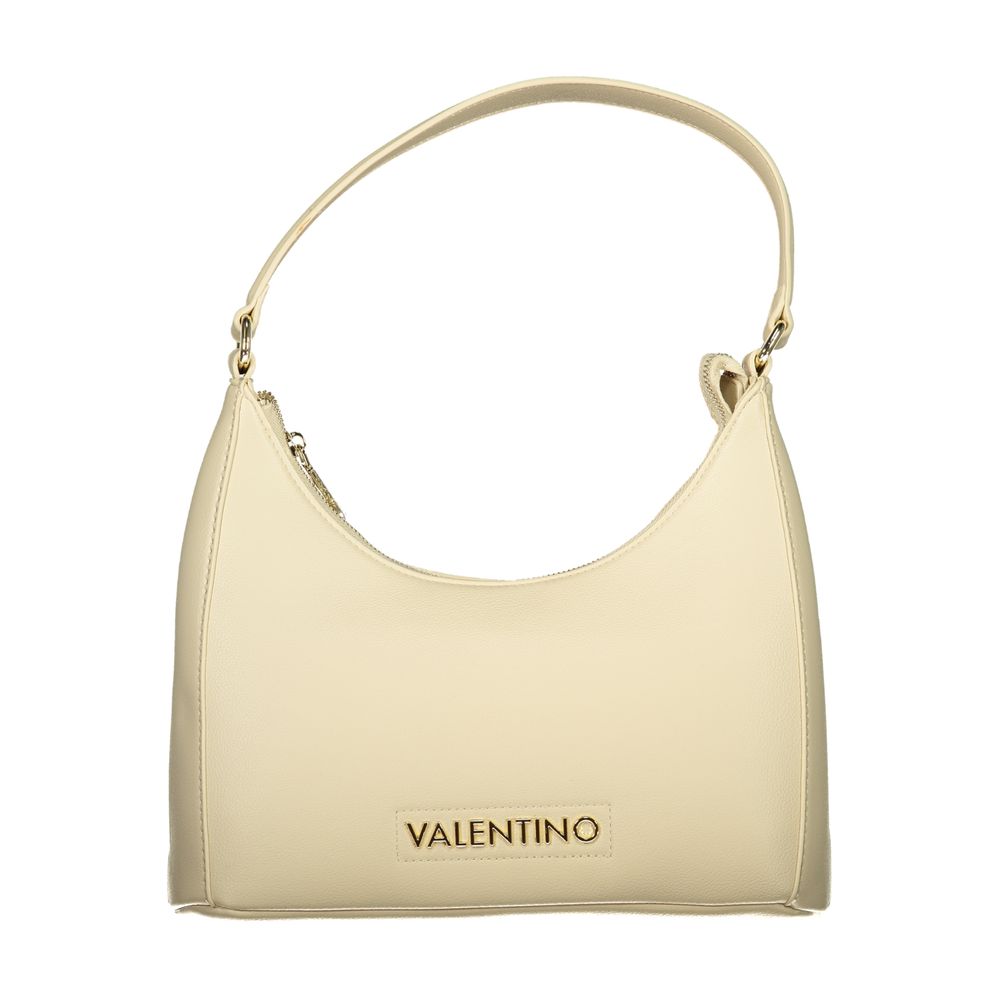 Mario Valentino Beige Women's Bag with Adjustable Shoulder Strap