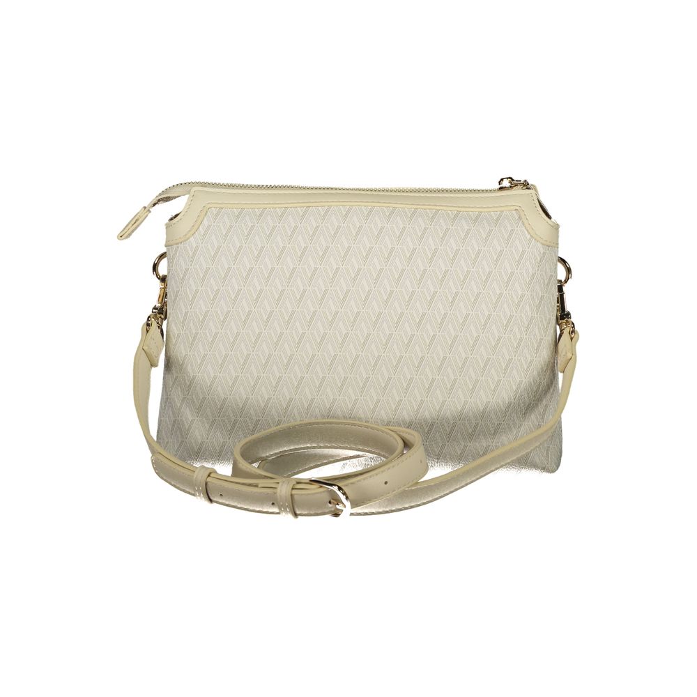 Mario Valentino Beige Women's Bag with Adjustable Shoulder Strap