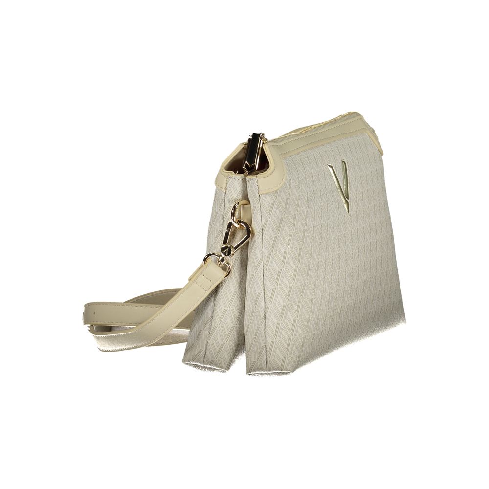 Mario Valentino Beige Women's Bag with Adjustable Shoulder Strap