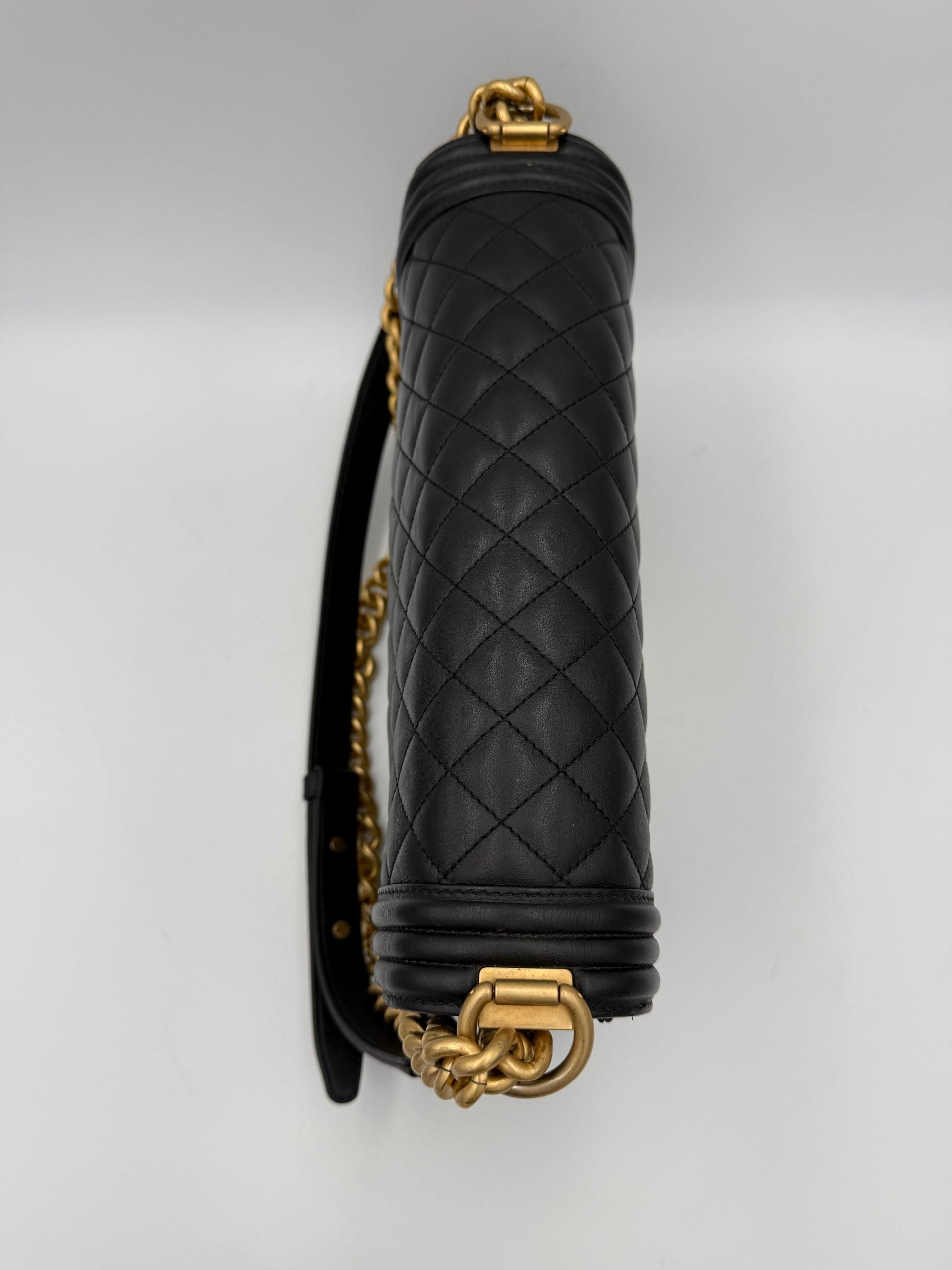 Pre-Owned Chanel CHANEL BOY Large Handbag Multicolor Women's AB (Very Good — between Lightly Used and Used)
