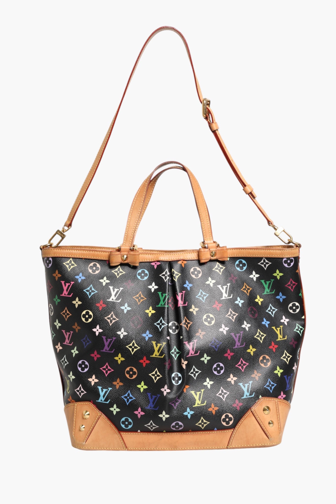 Pre-Owned Louis Vuitton Monogram Multicolor Sharleen GM Black Women's B+ (Good — light signs of wear)