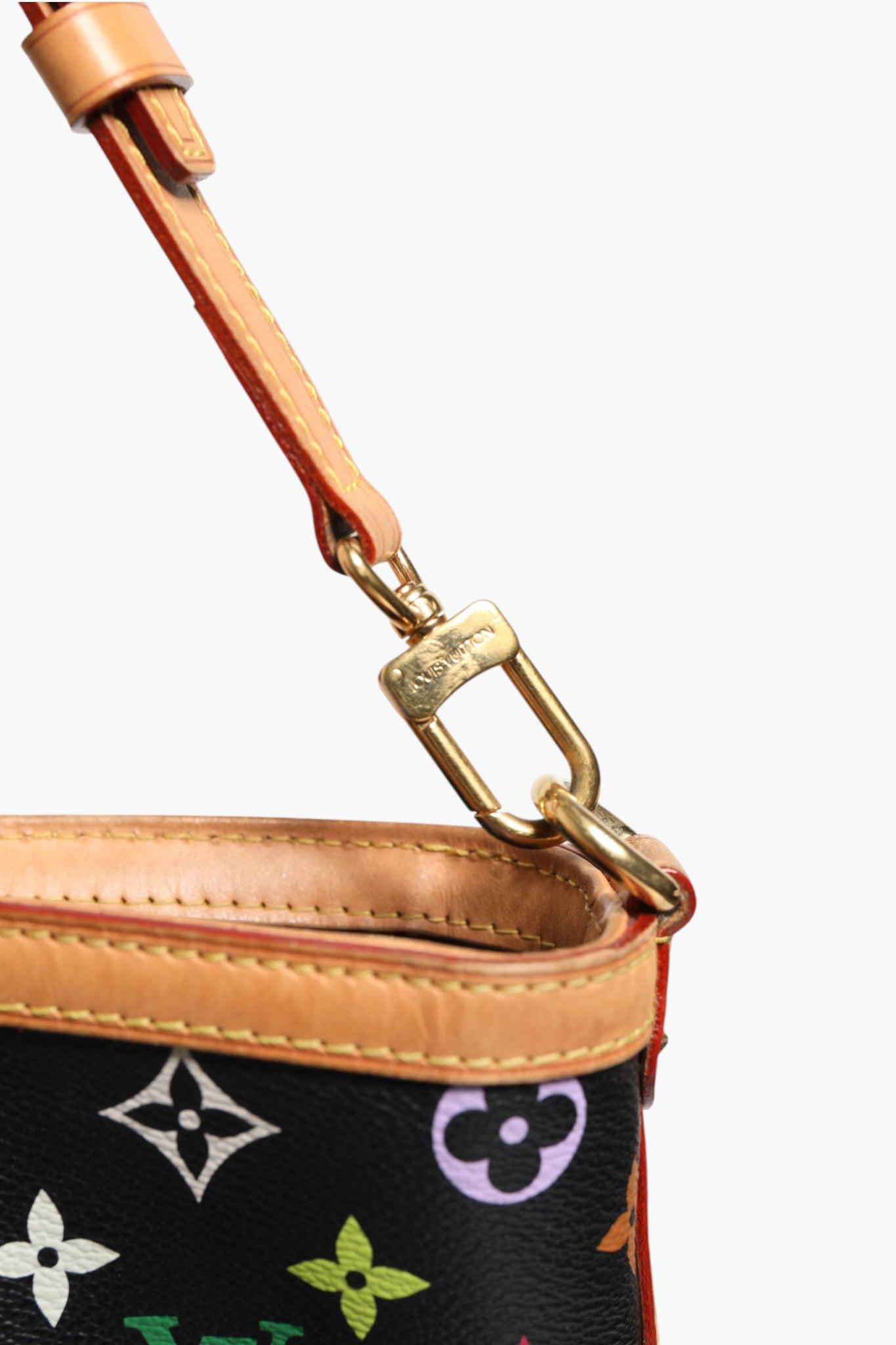 Pre-Owned Louis Vuitton Monogram Multicolor Sharleen GM Black Women's B+ (Good — light signs of wear)