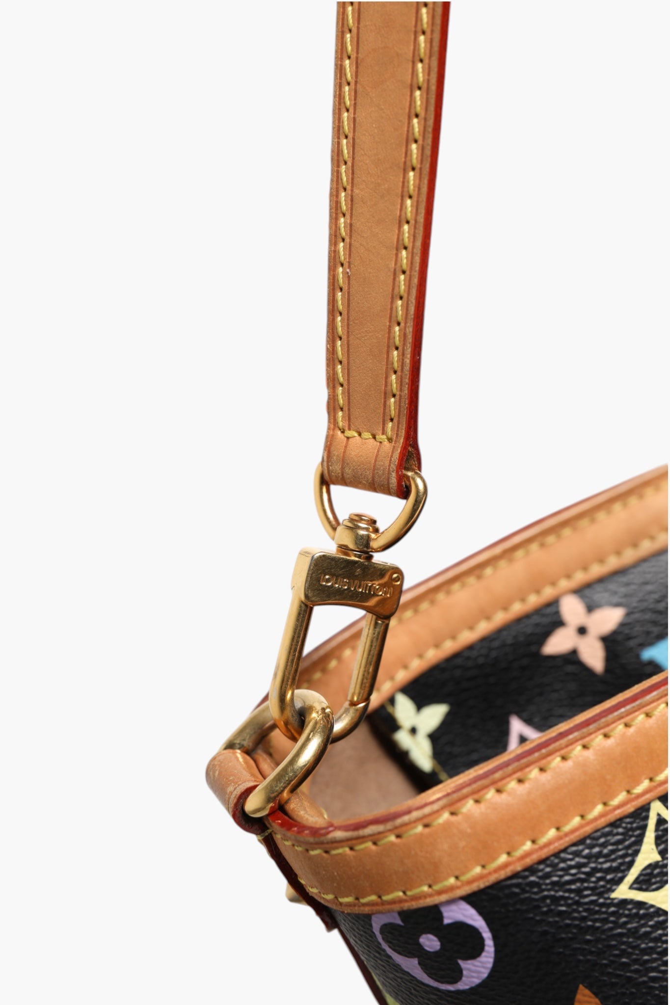 Pre-Owned Louis Vuitton Monogram Multicolor Sharleen GM Black Women's B+ (Good — light signs of wear)