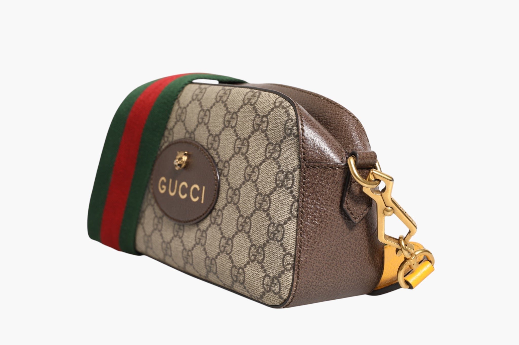 Pre-Owned Gucci GG Supreme Coated Canvas Neo Messenger Bag Brown Men's B+ (Good — light signs of wear)