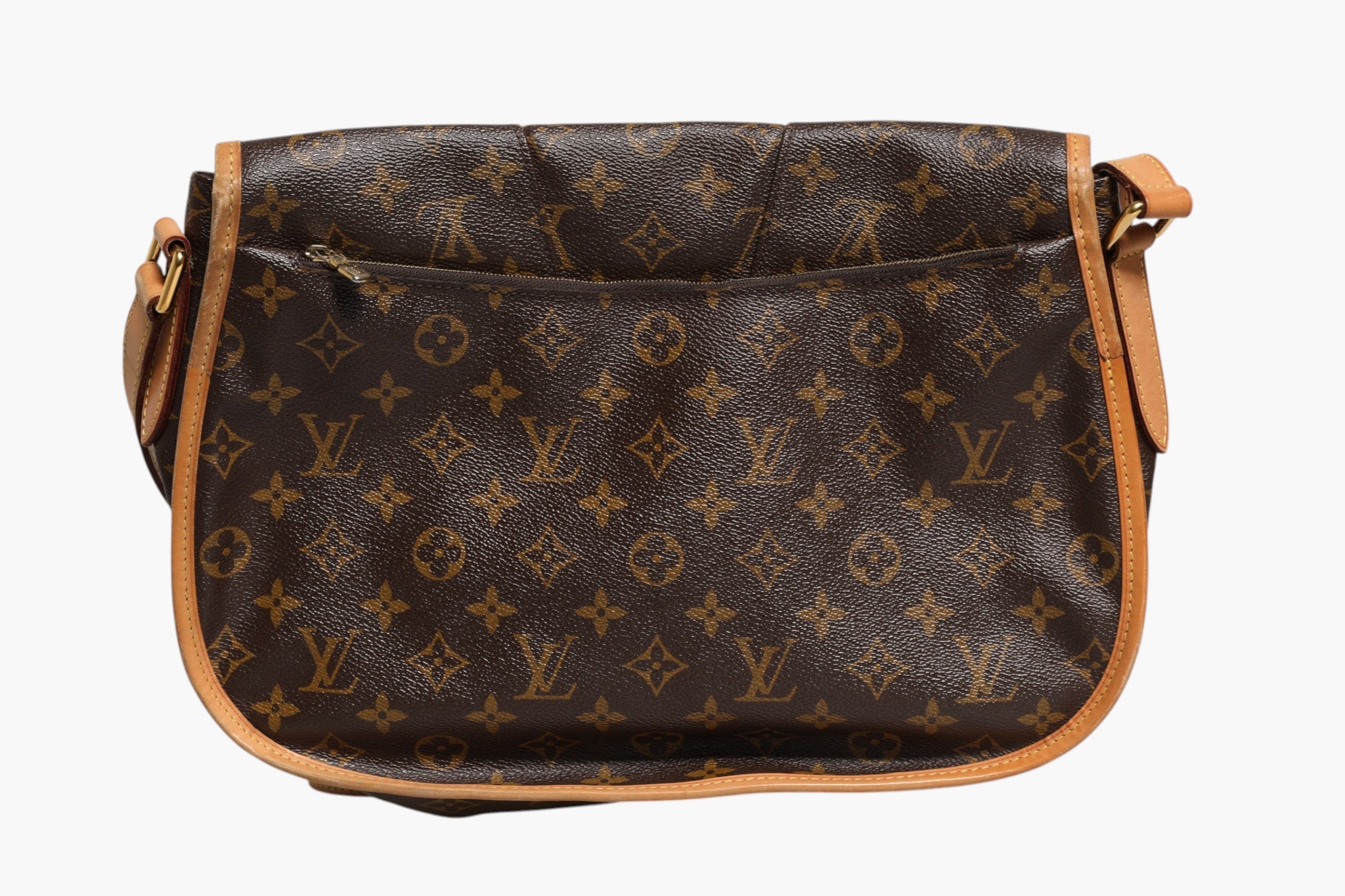 Pre-Owned Louis Vuitton Monogram Canvas Menilmontant MM Brown Women's AB (Very Good — between Lightly Used and Used)