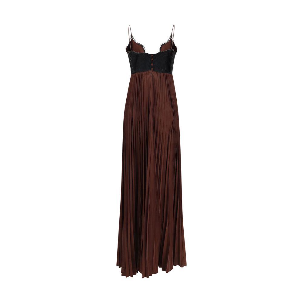 Self-Portrait Brown Casual Dress