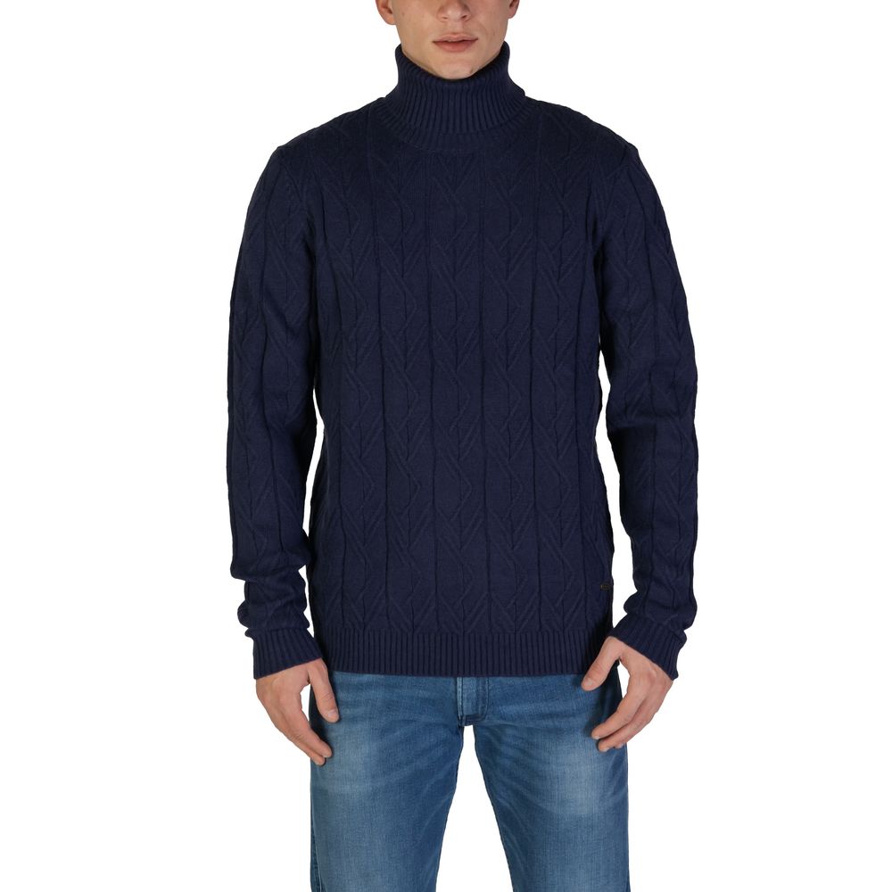 In My Hood Blue Turtleneck
