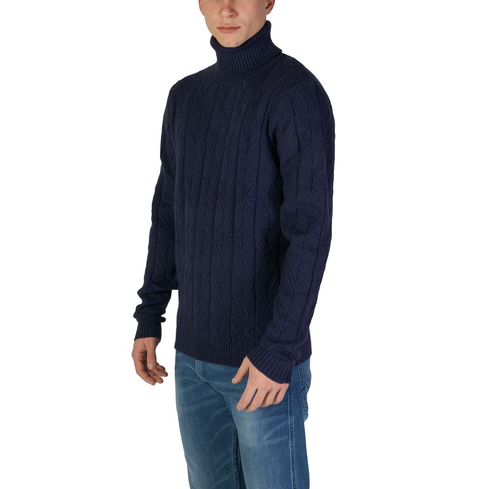 In My Hood Blue Turtleneck