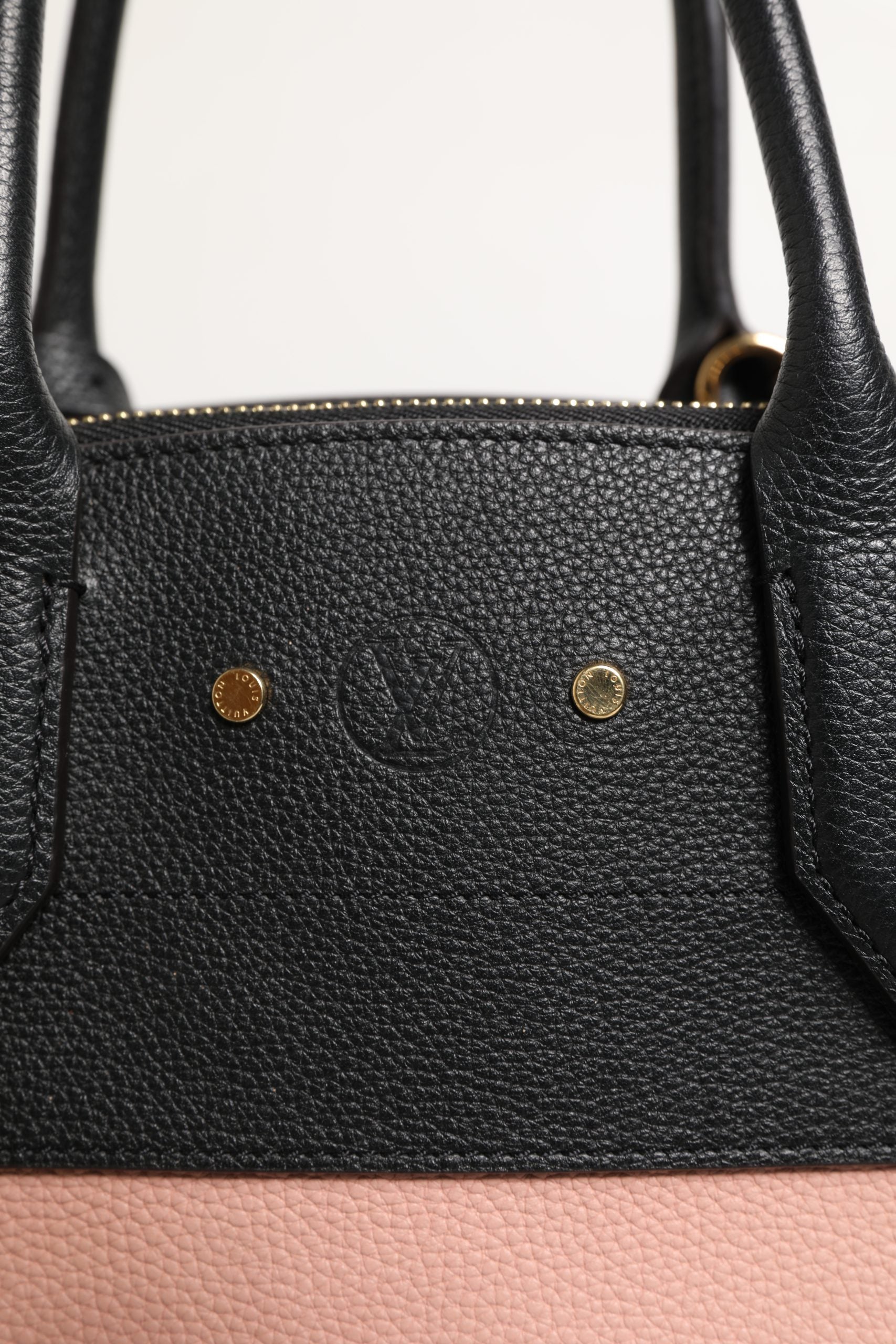 Pre-Owned Louis Vuitton Pink and Black Leather City Steamer Leather Handbag Pink, Blue Women's B+ (Good — light signs of wear)